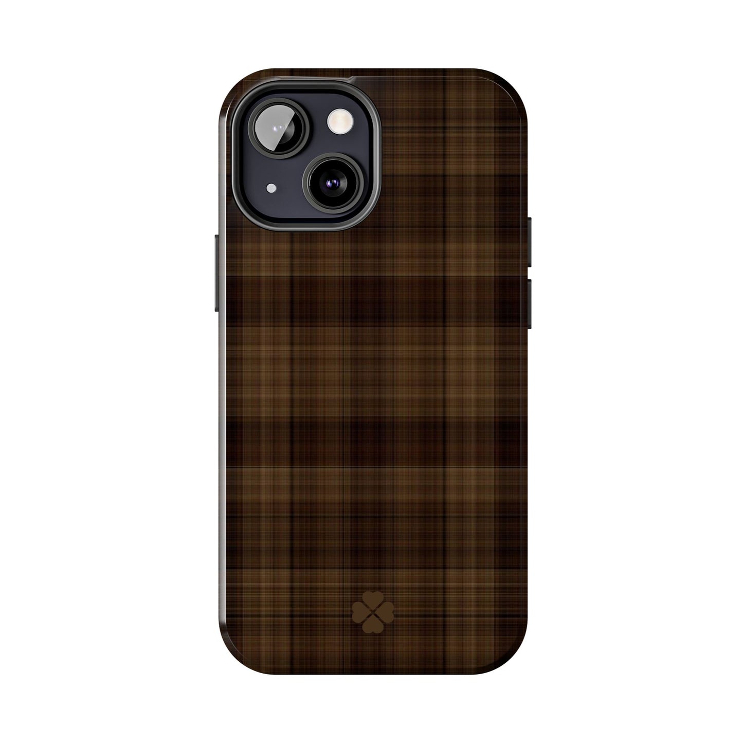 Brown Flannel Phone Case