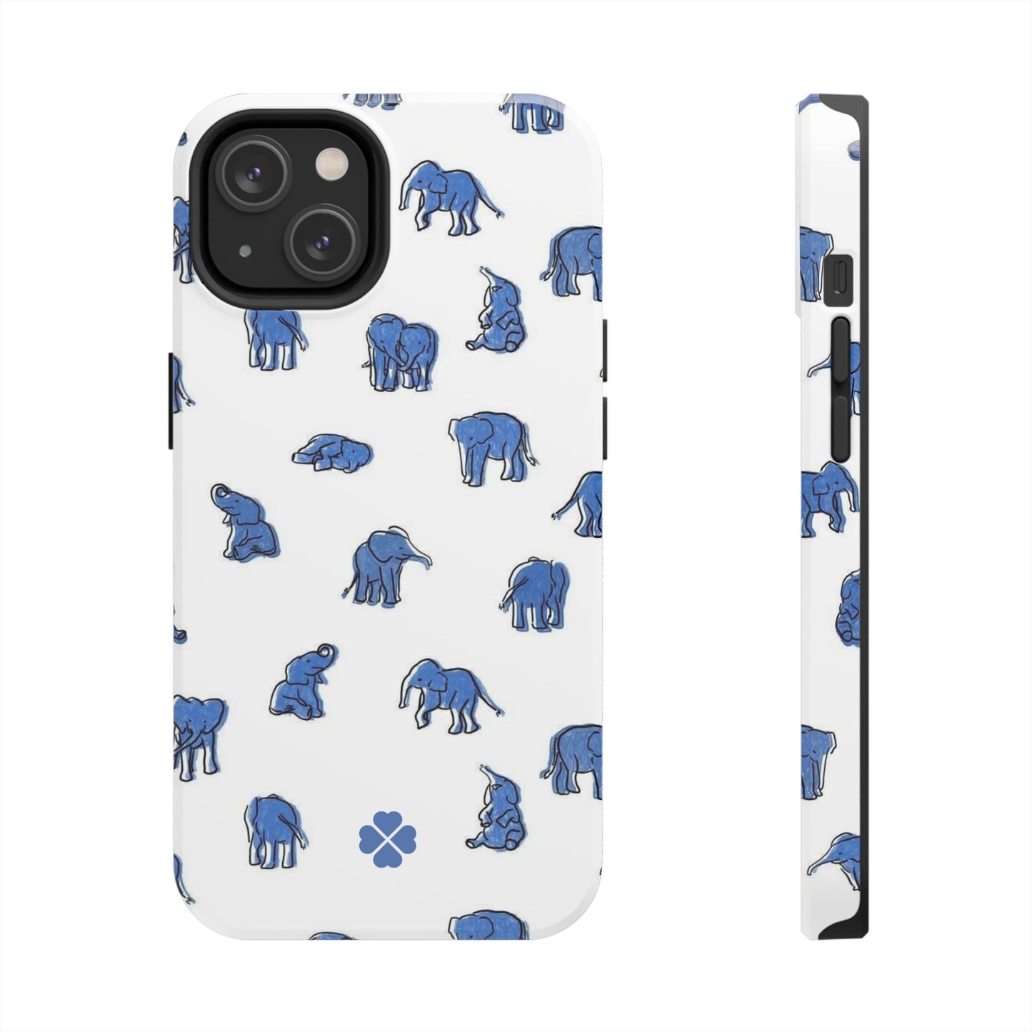 Blue Elephant Phone Case
