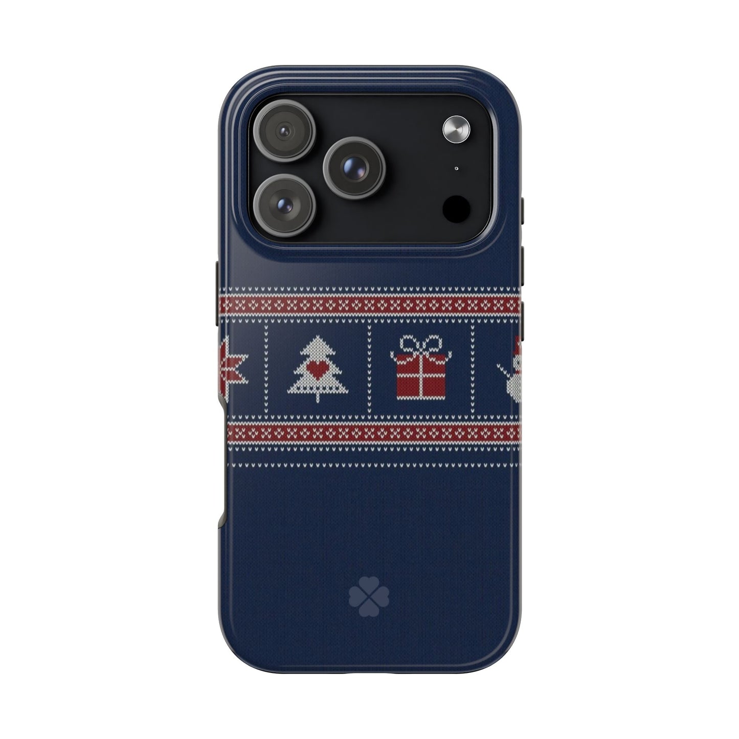 Blue Christmas Sweater Phone Case