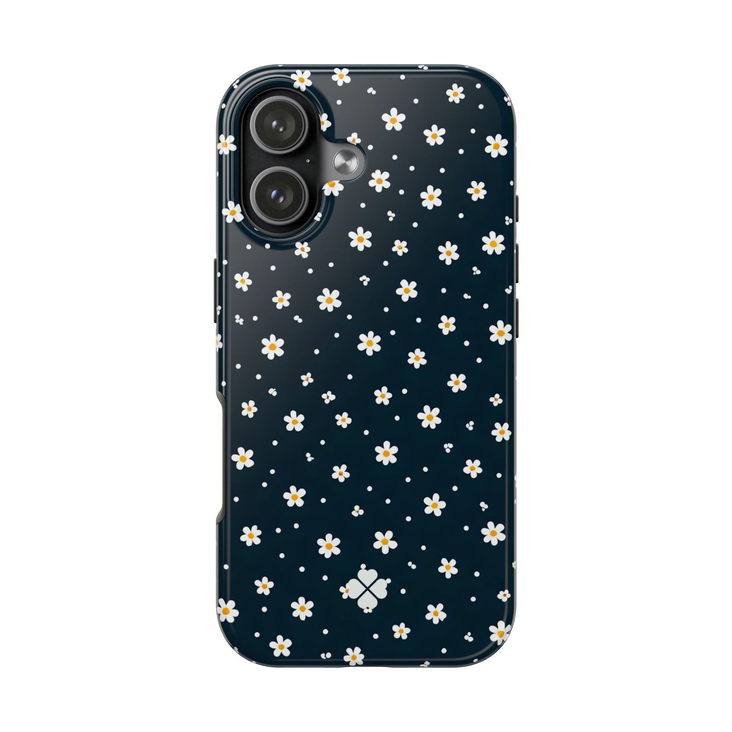 Navy Daisy Phone Case
