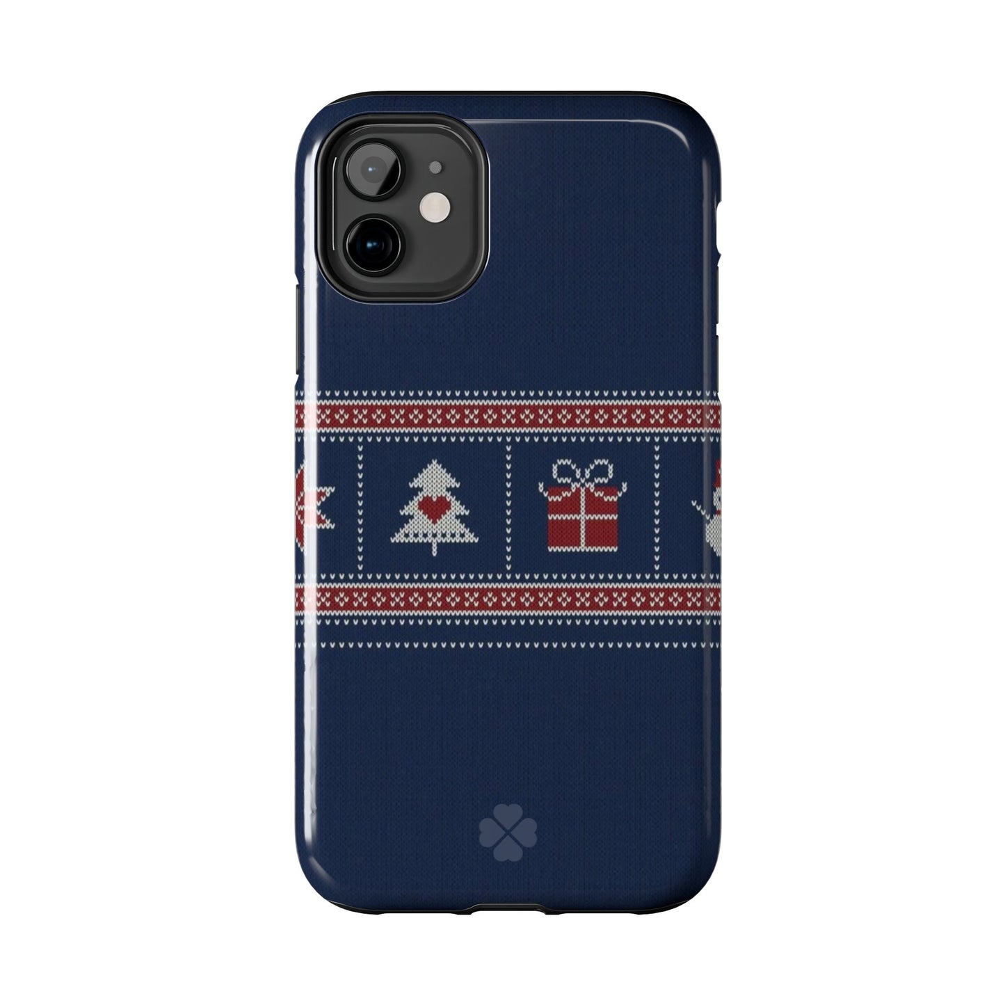 Blue Christmas Sweater Phone Case