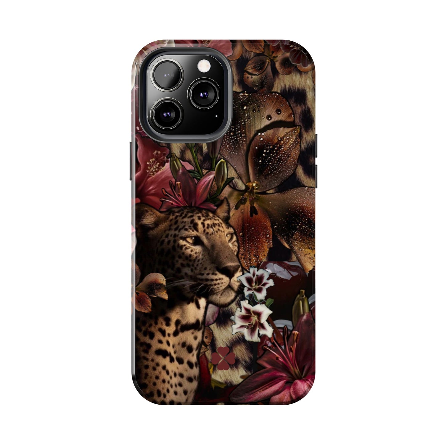 Leopard Floral Phone Case