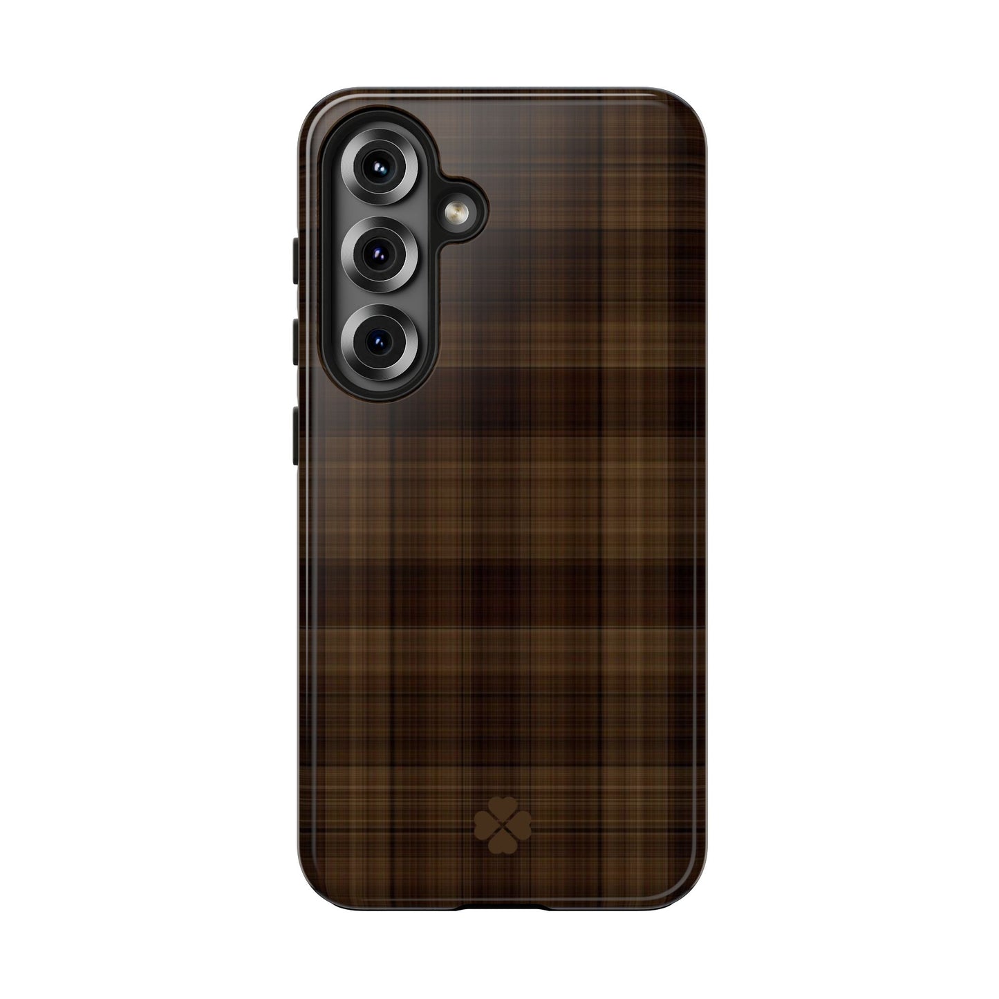 Brown Flannel Phone Case