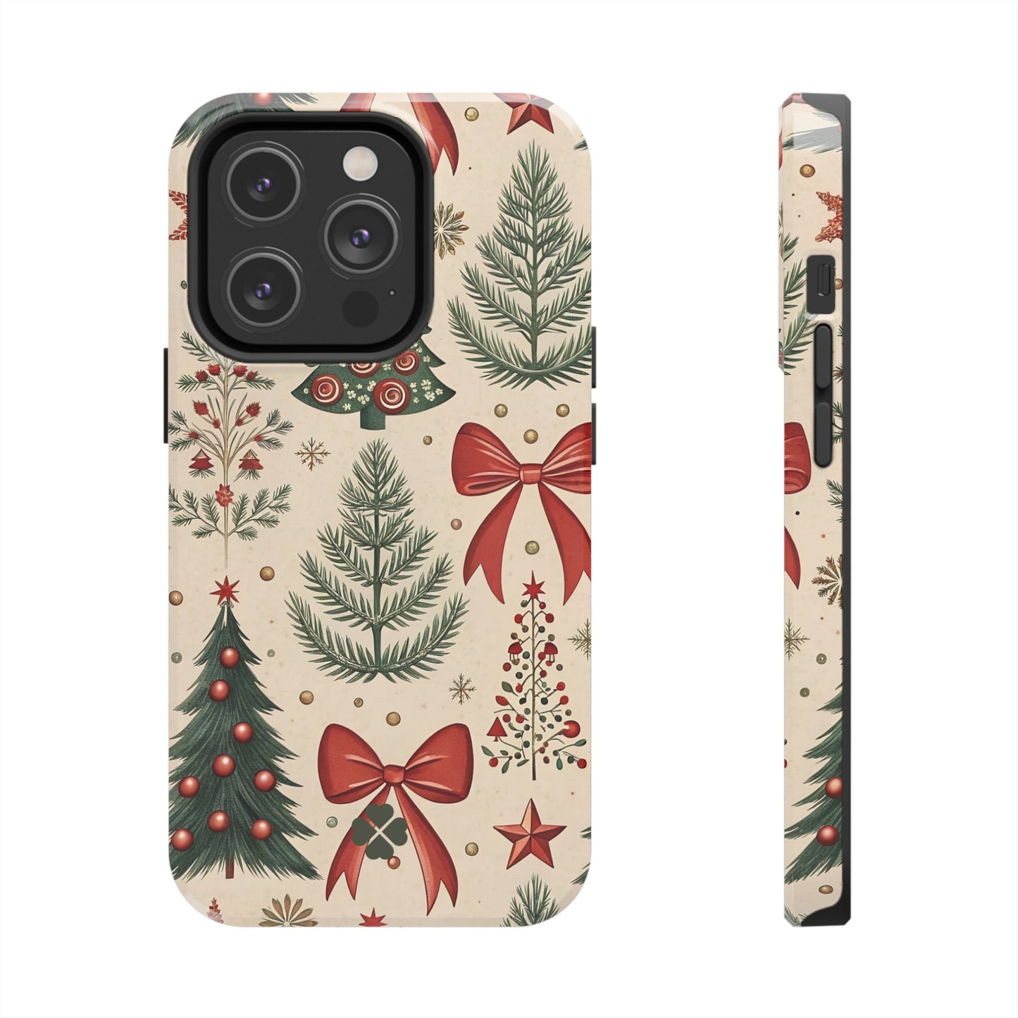 Christmas Tree Bow Phone Case