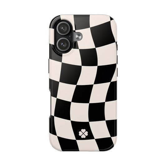 Checkered Waves Phone Case