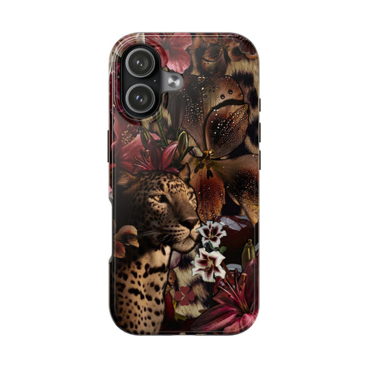 Leopard Floral Phone Case