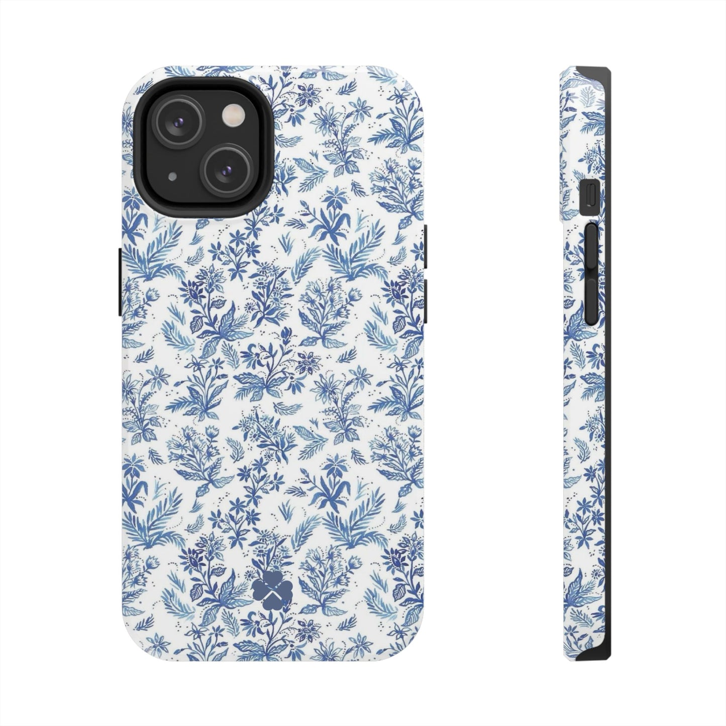 Blue Toile Phone Case
