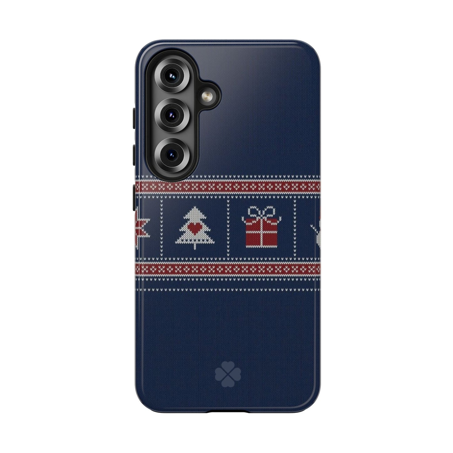 Blue Christmas Sweater Phone Case