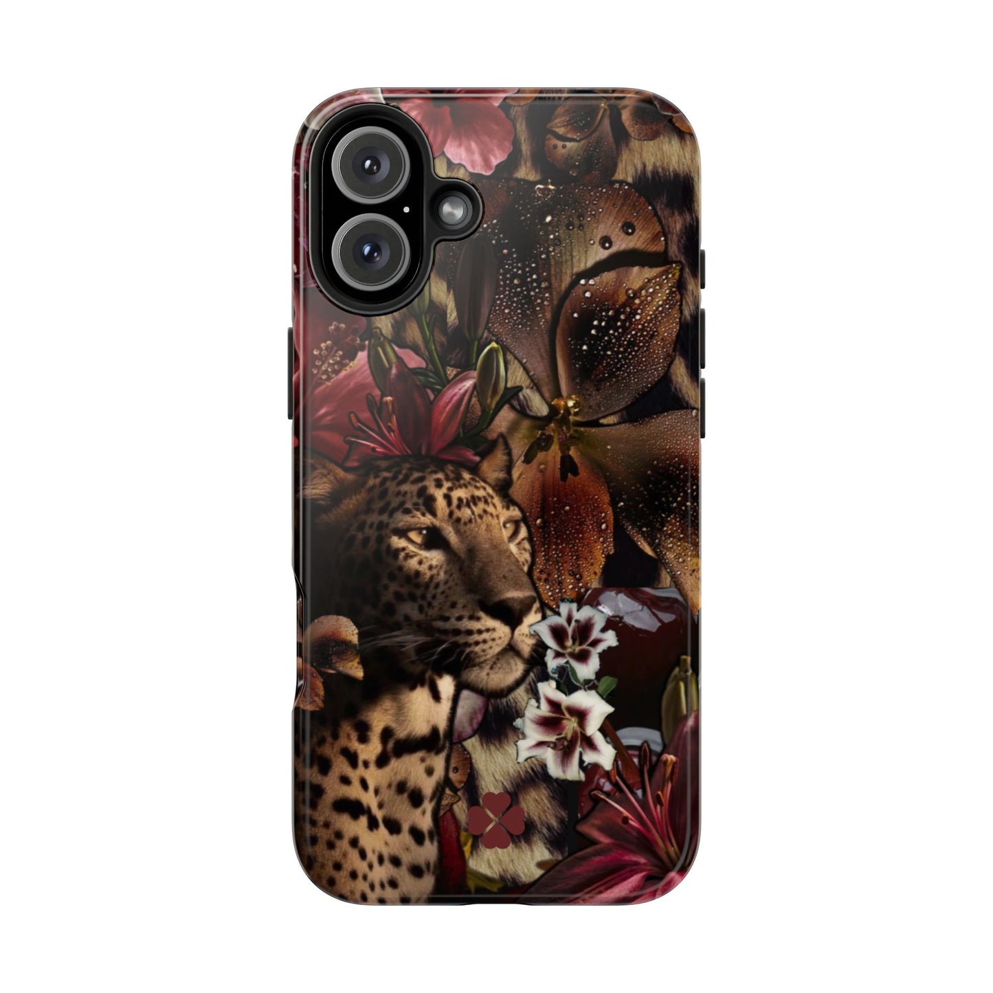 Leopard Floral Phone Case