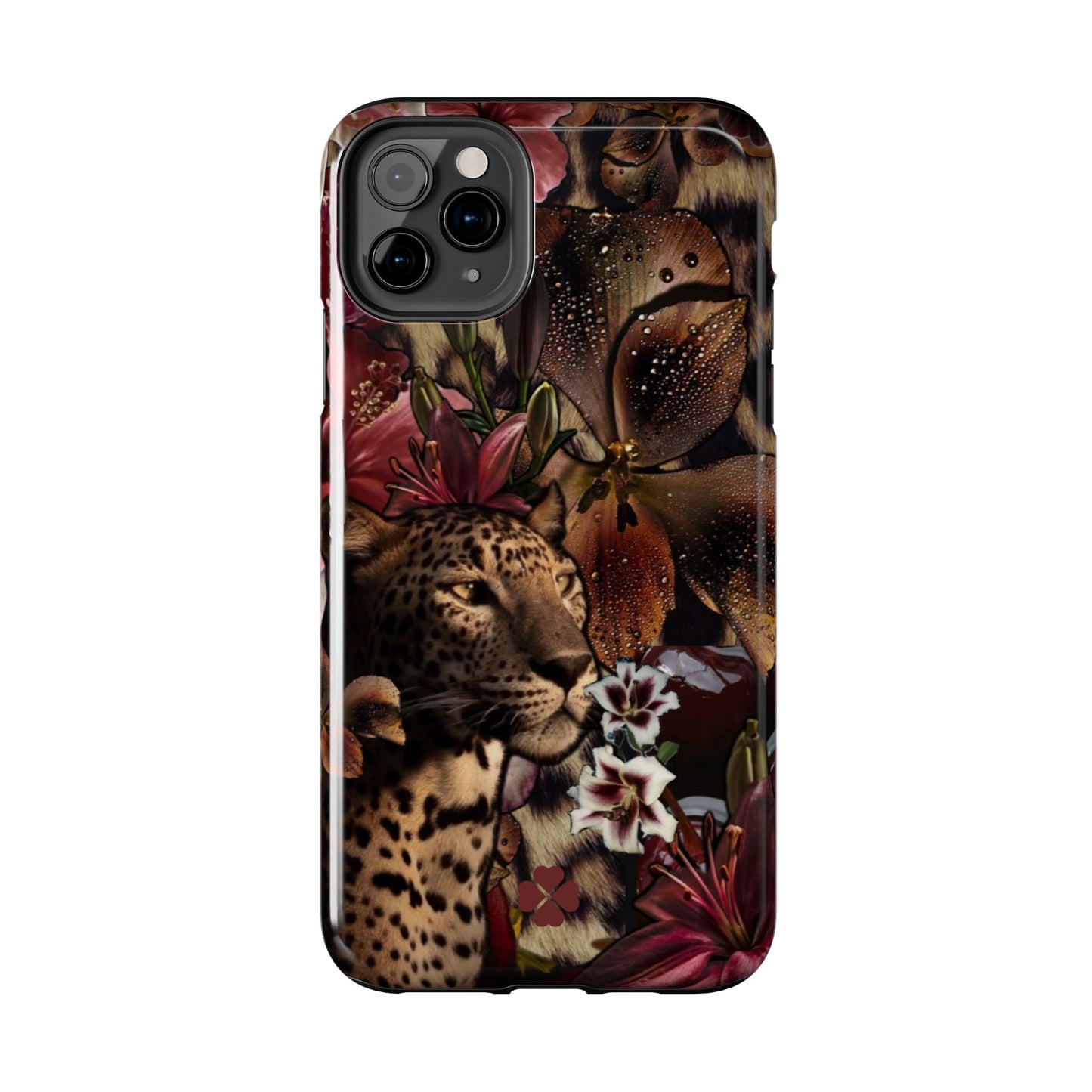 Leopard Floral Phone Case