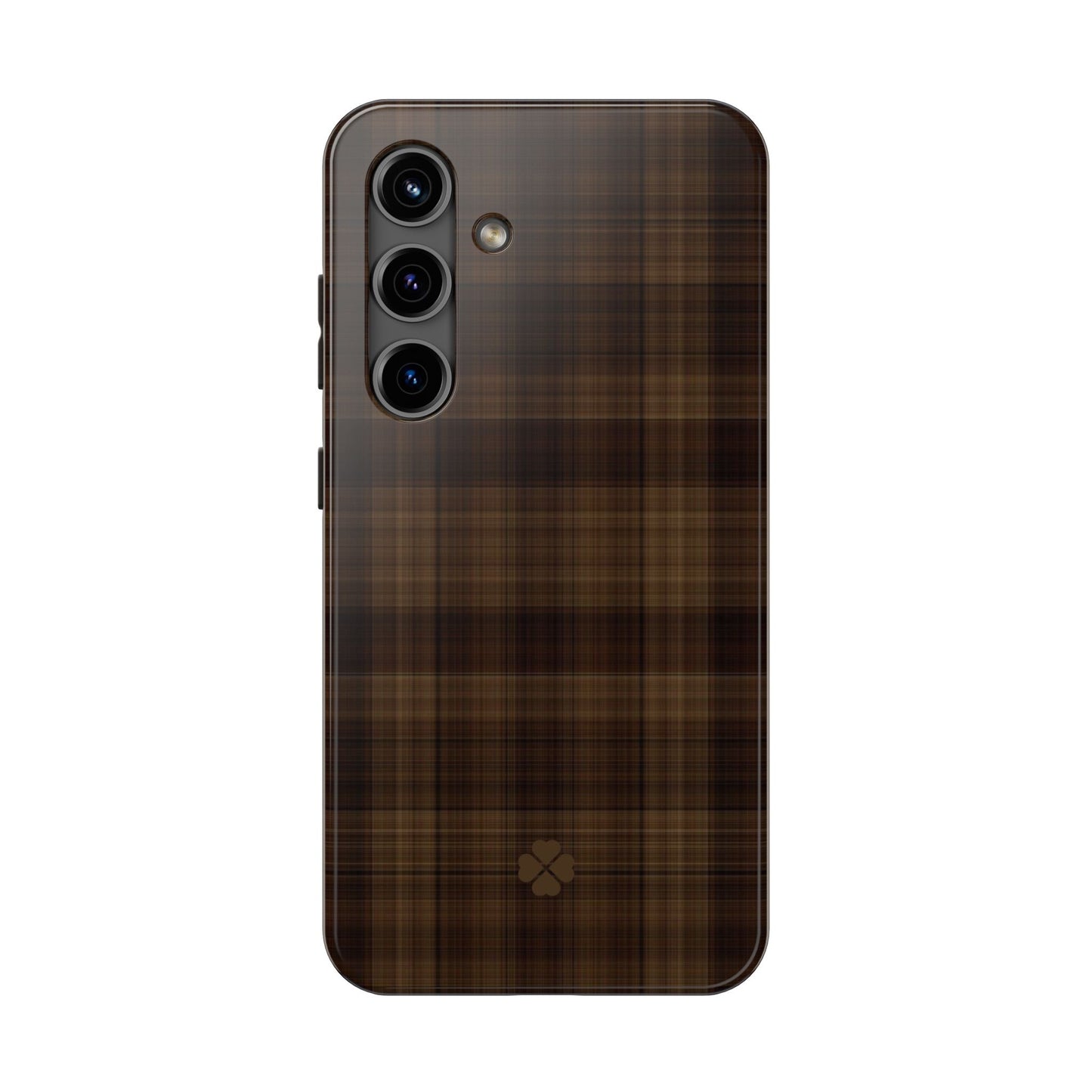 Brown Flannel Phone Case