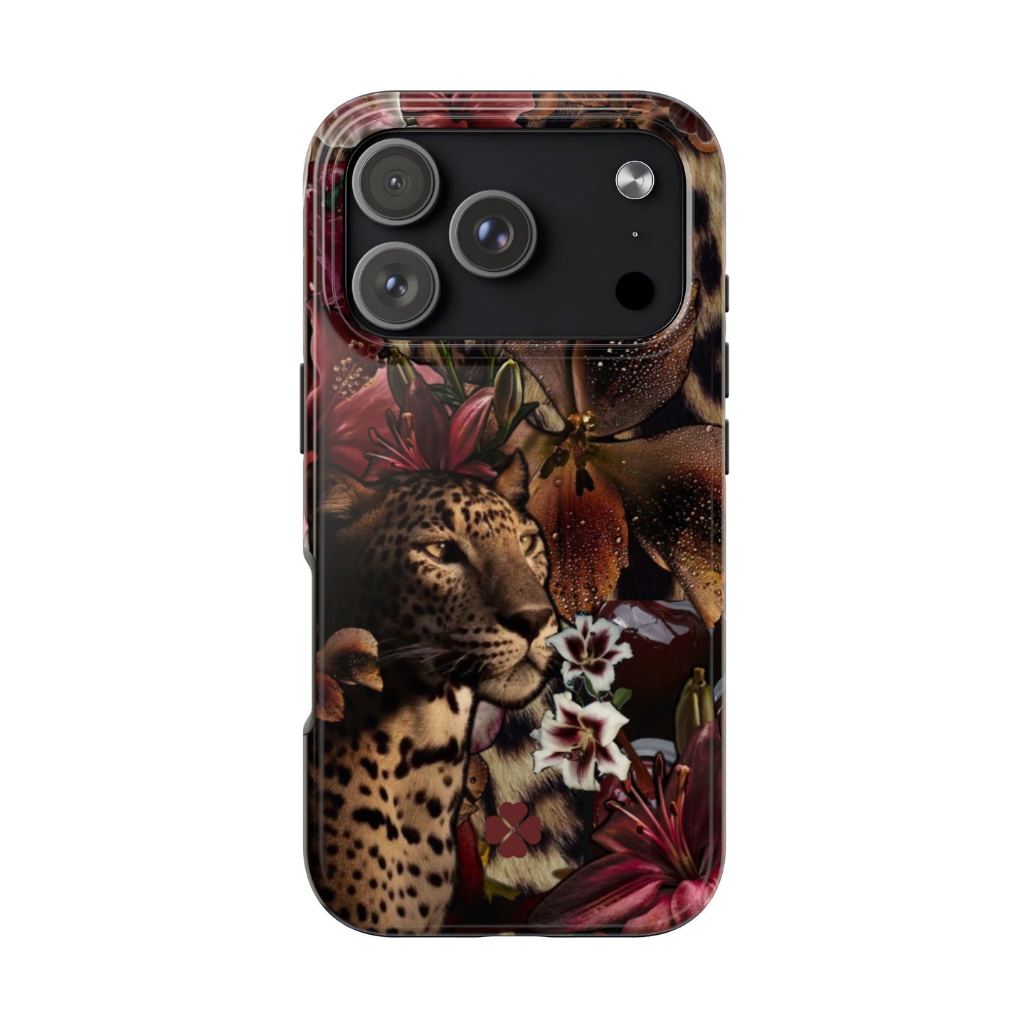Leopard Floral Phone Case