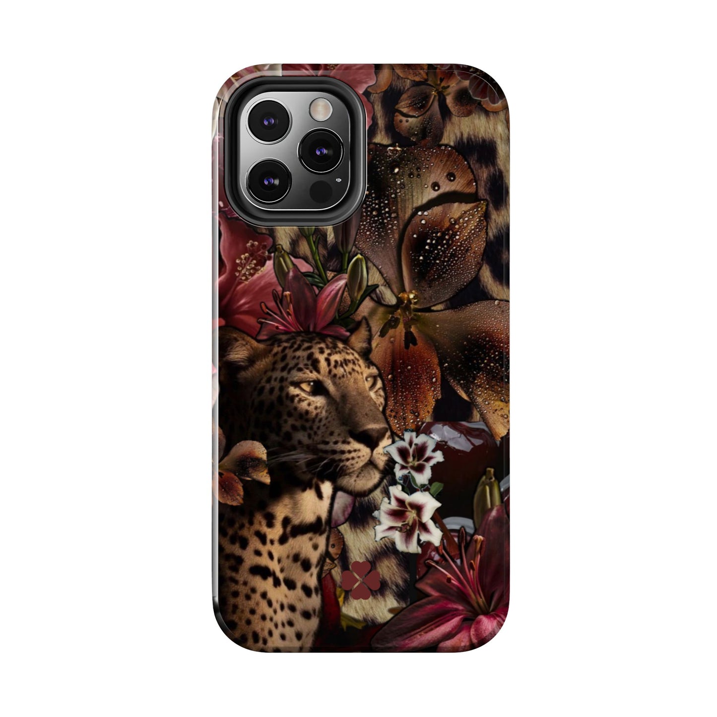 Leopard Floral Phone Case
