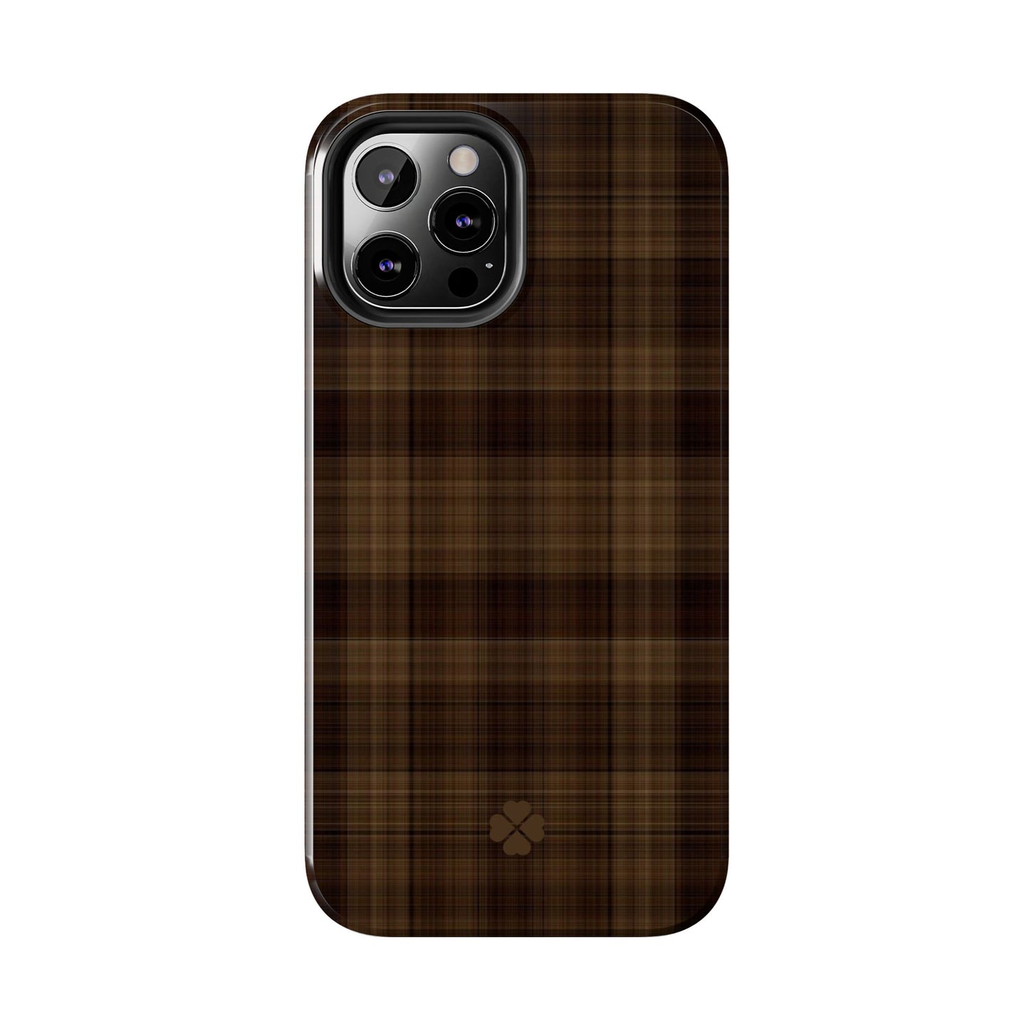Brown Flannel Phone Case