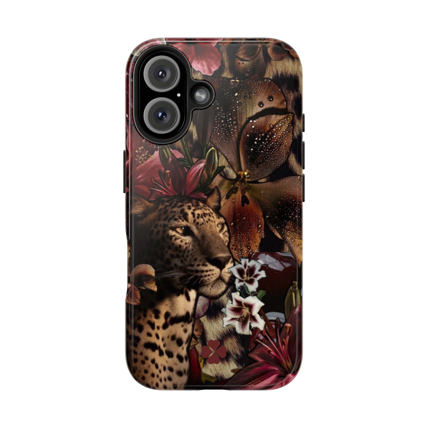 Leopard Floral Phone Case
