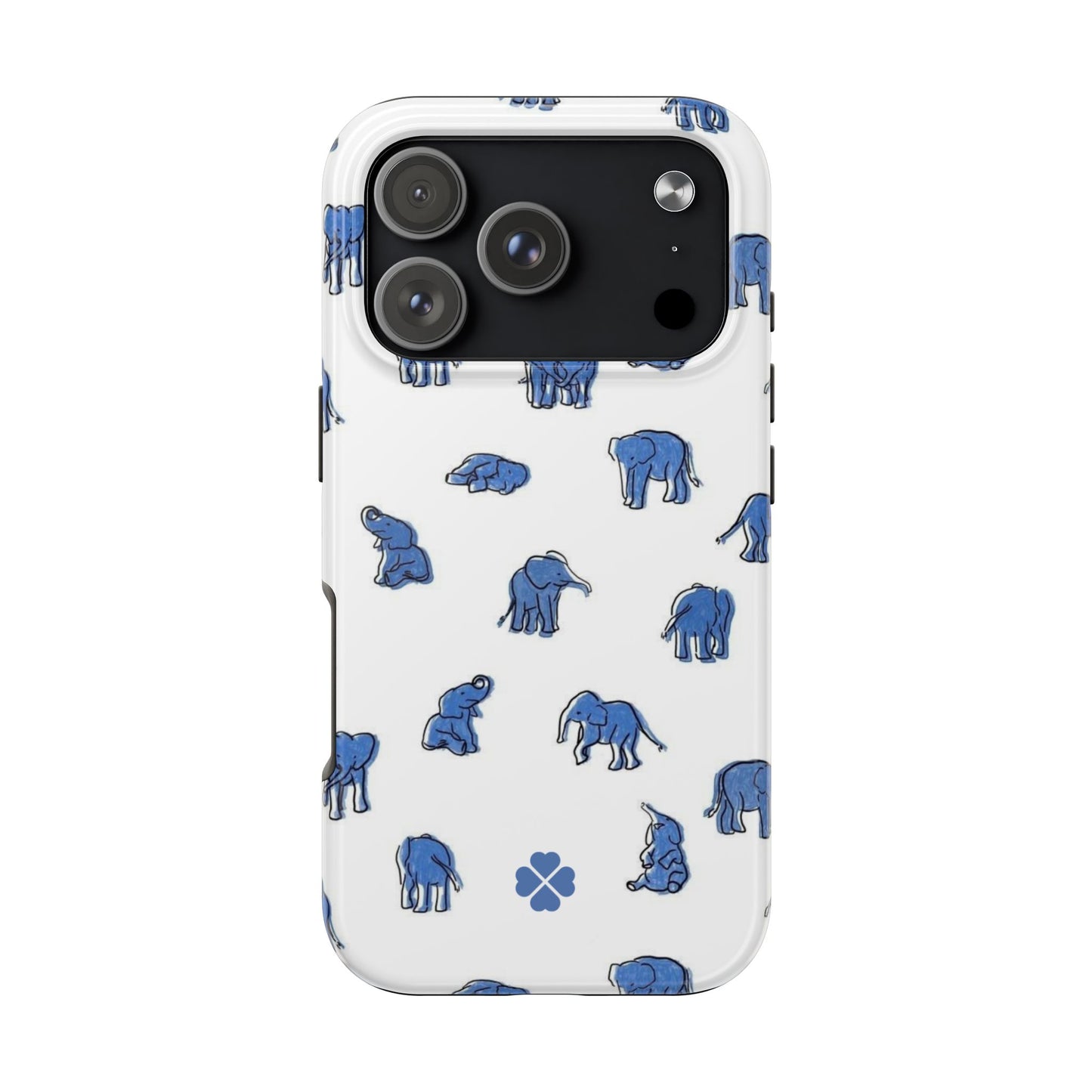 Blue Elephant Phone Case