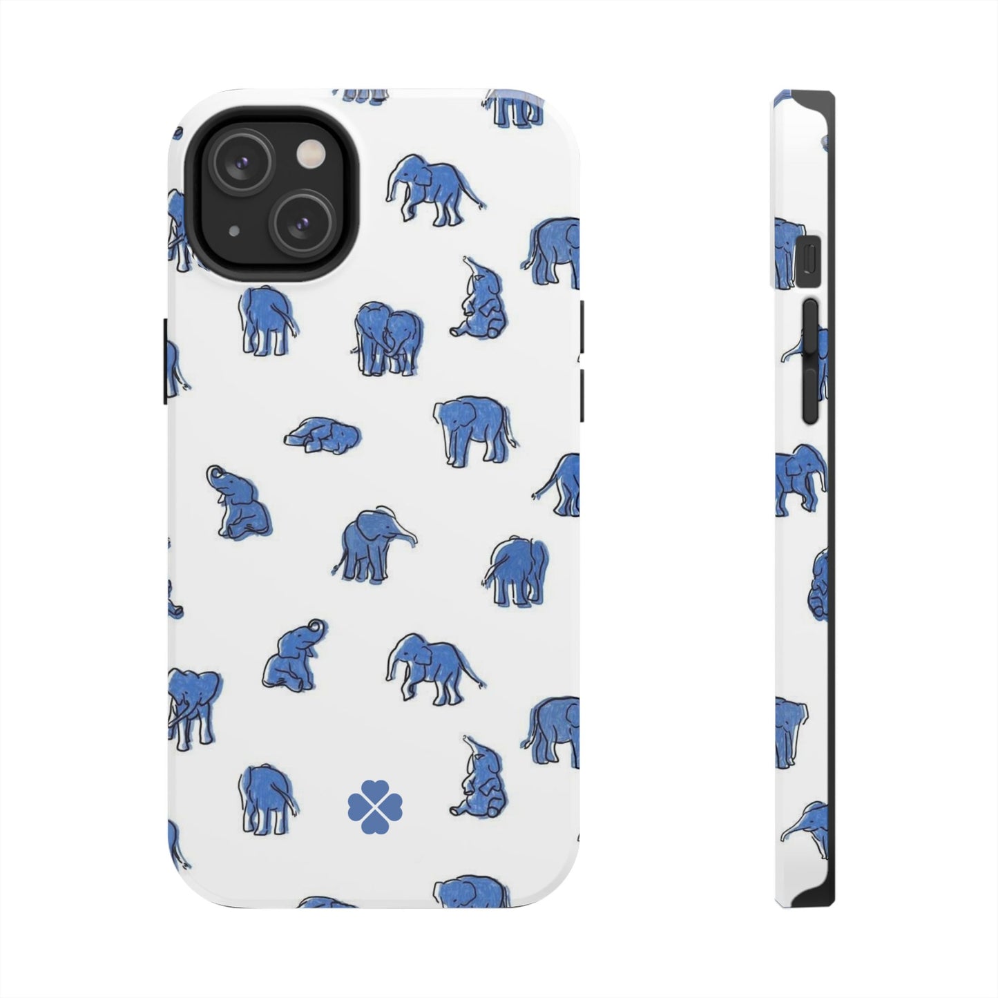 Blue Elephant Phone Case