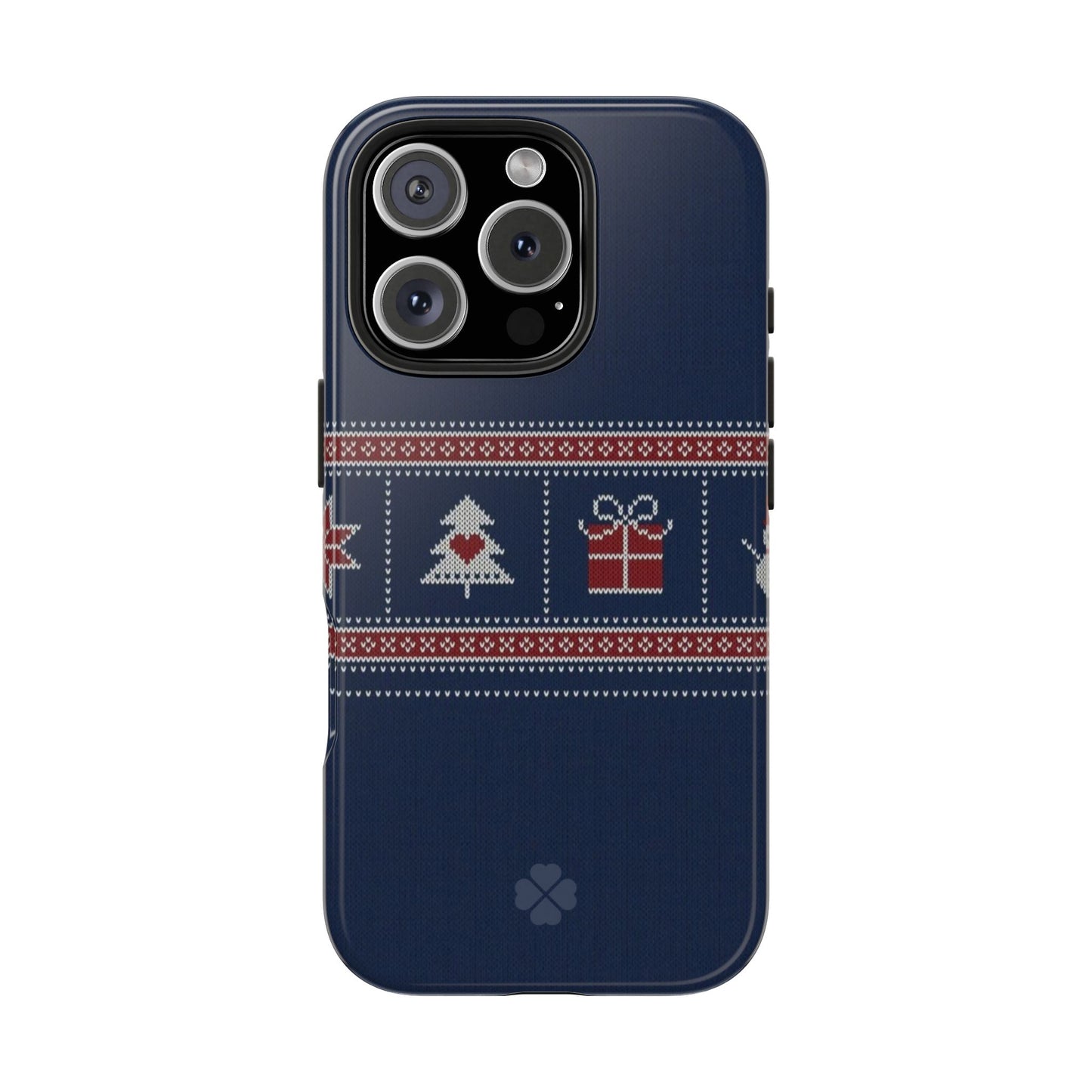 Blue Christmas Sweater Phone Case