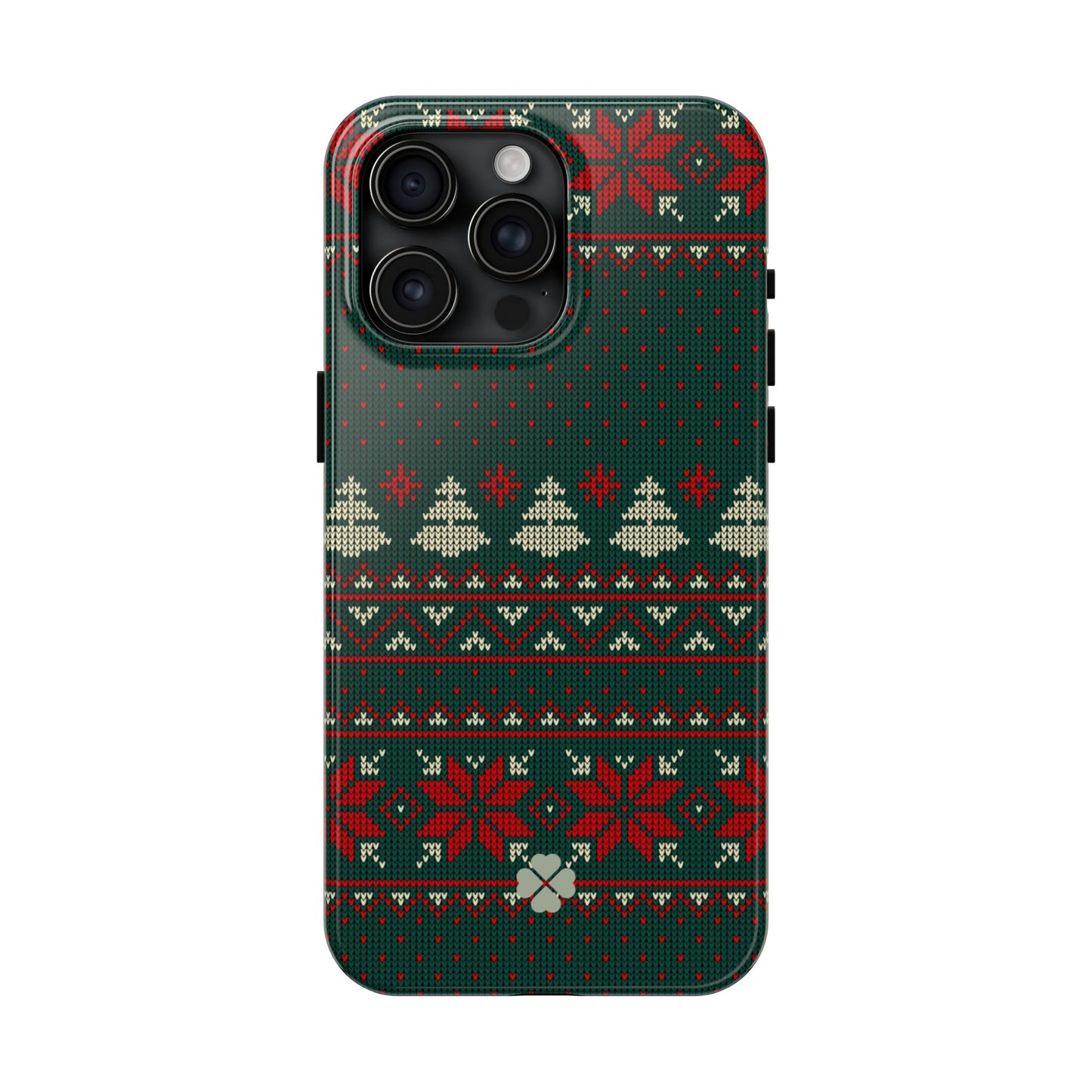 Green Christmas Sweater Phone Case