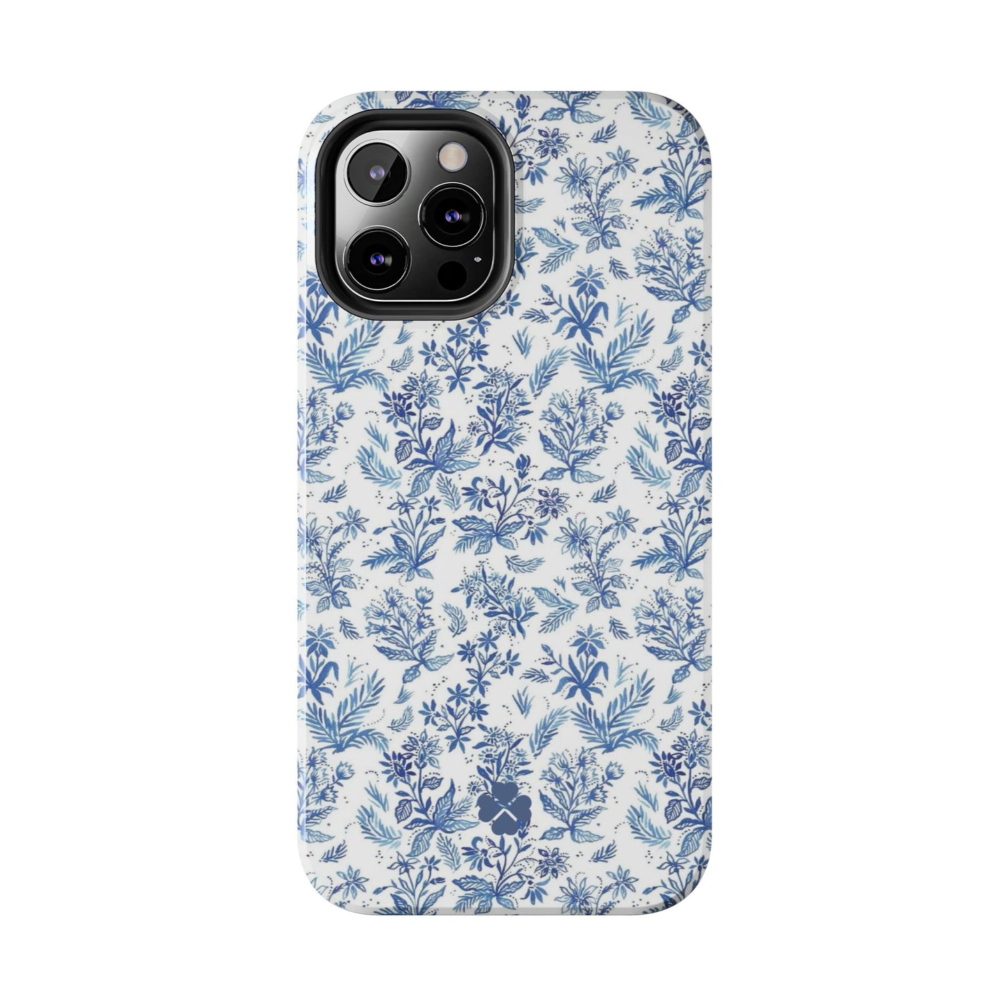 Blue Toile Phone Case
