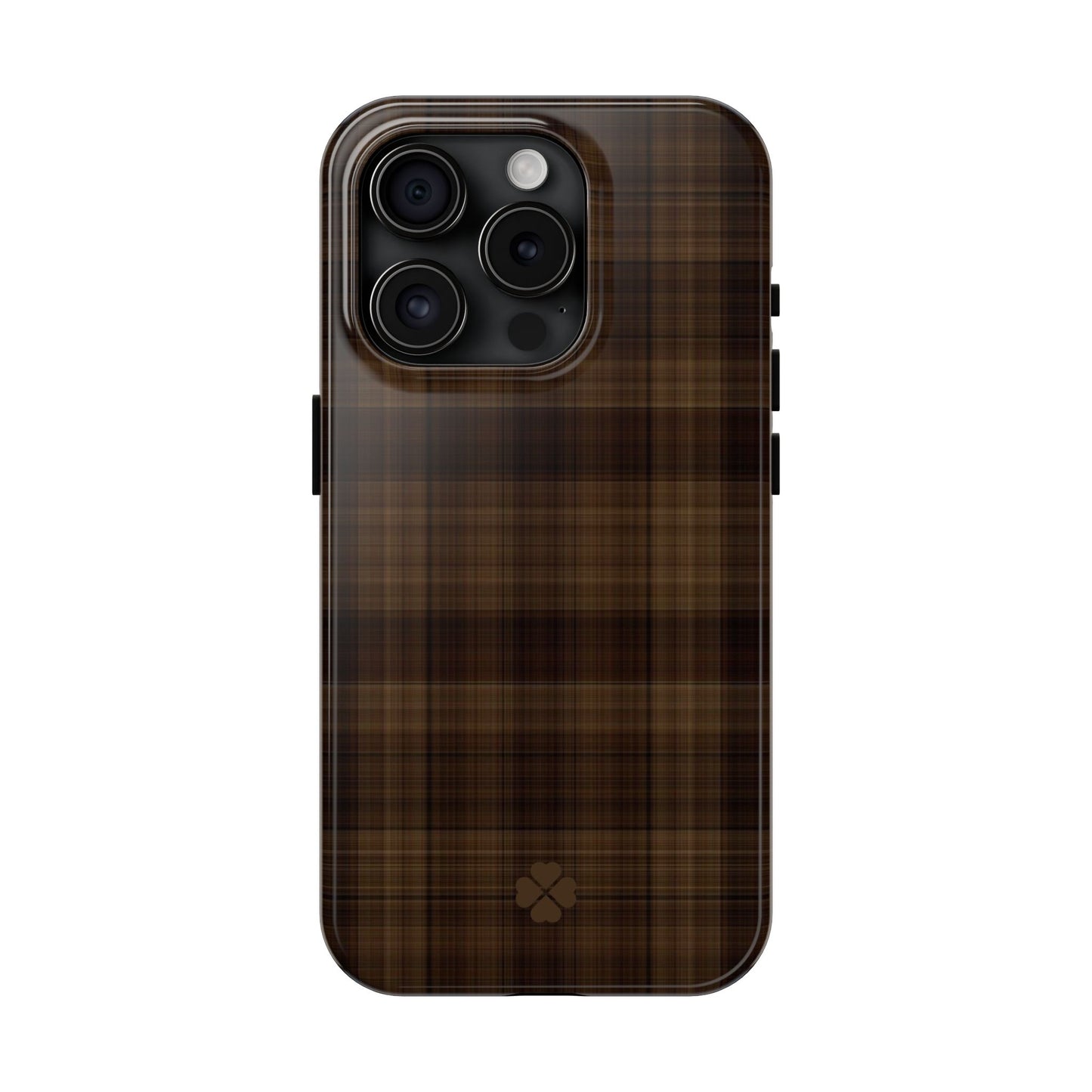 Brown Flannel Phone Case
