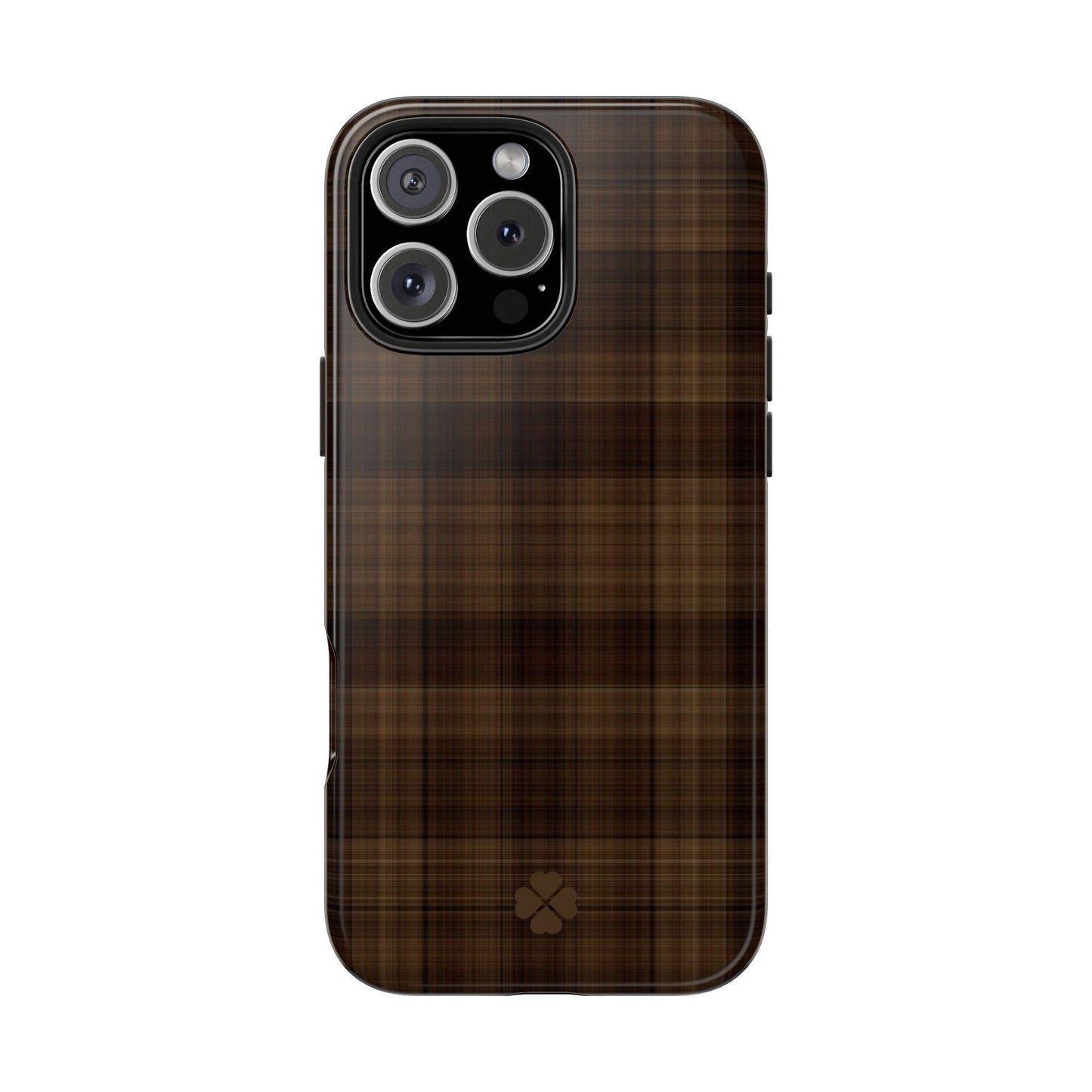 Brown Flannel Phone Case
