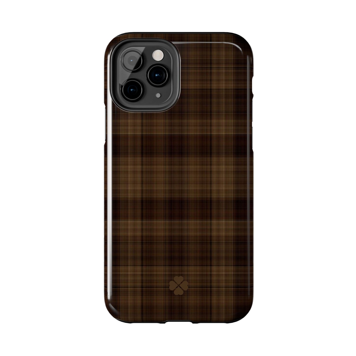 Brown Flannel Phone Case