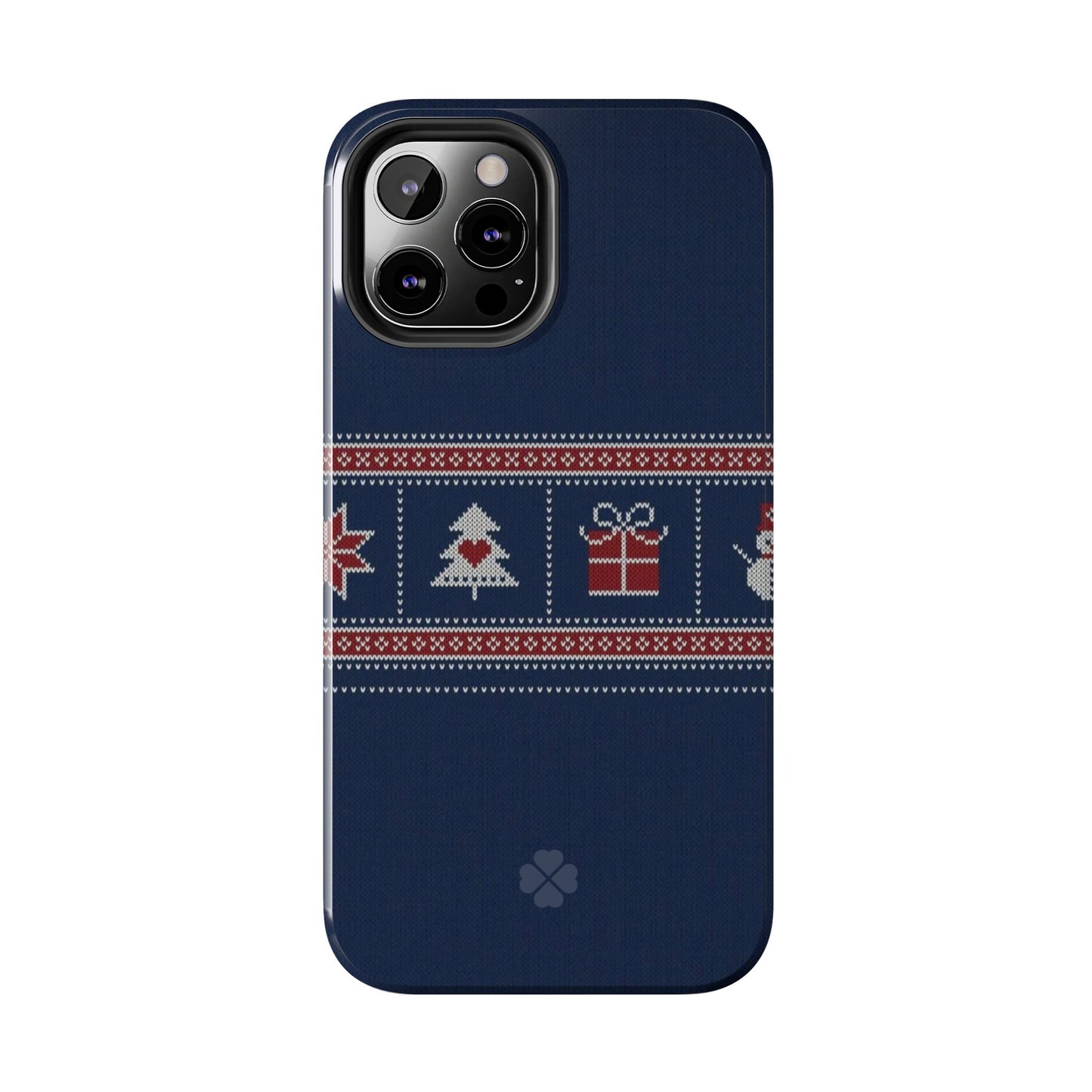 Blue Christmas Sweater Phone Case