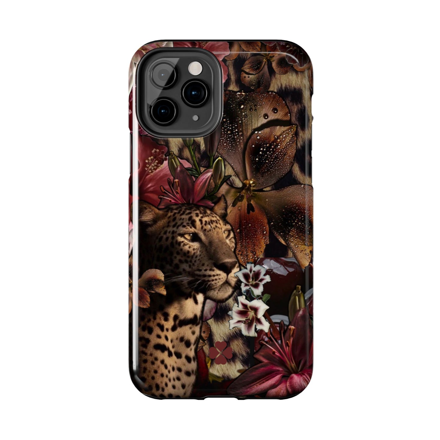 Leopard Floral Phone Case
