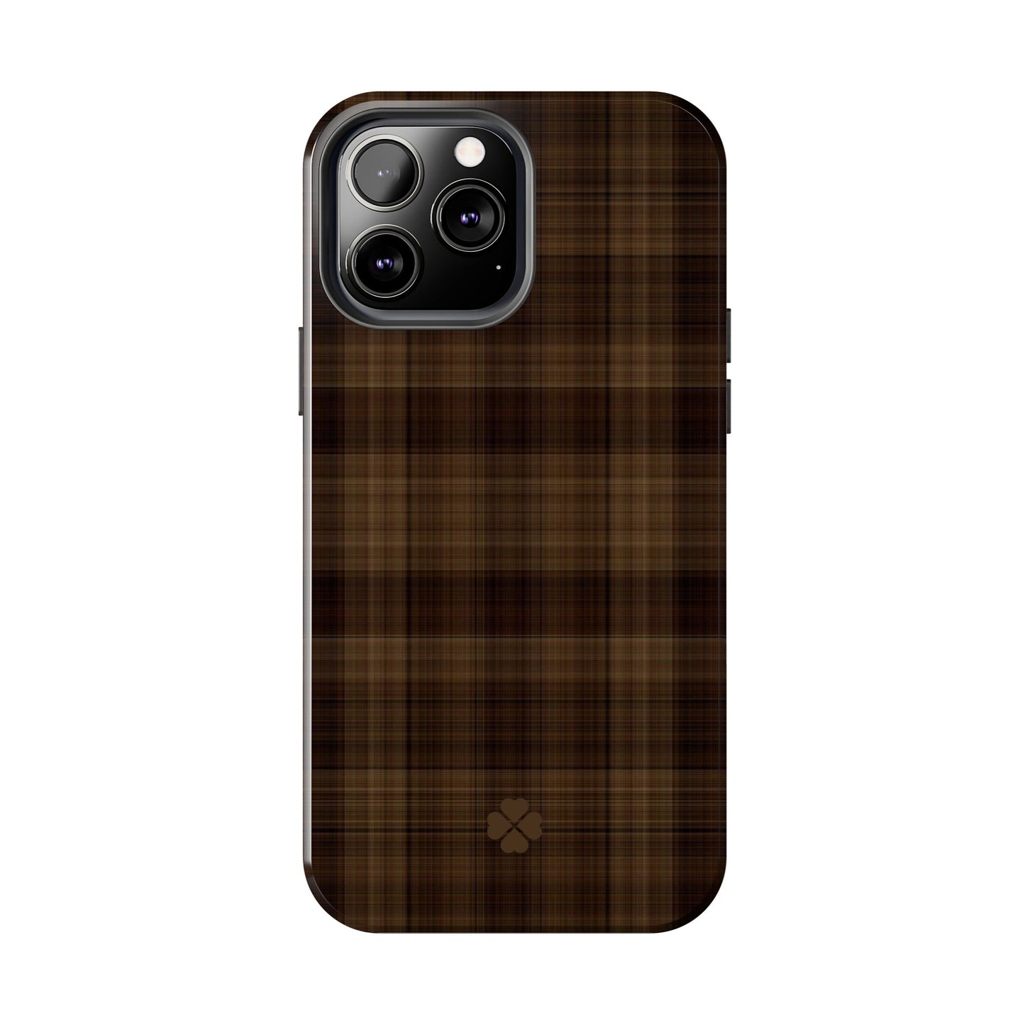Brown Flannel Phone Case