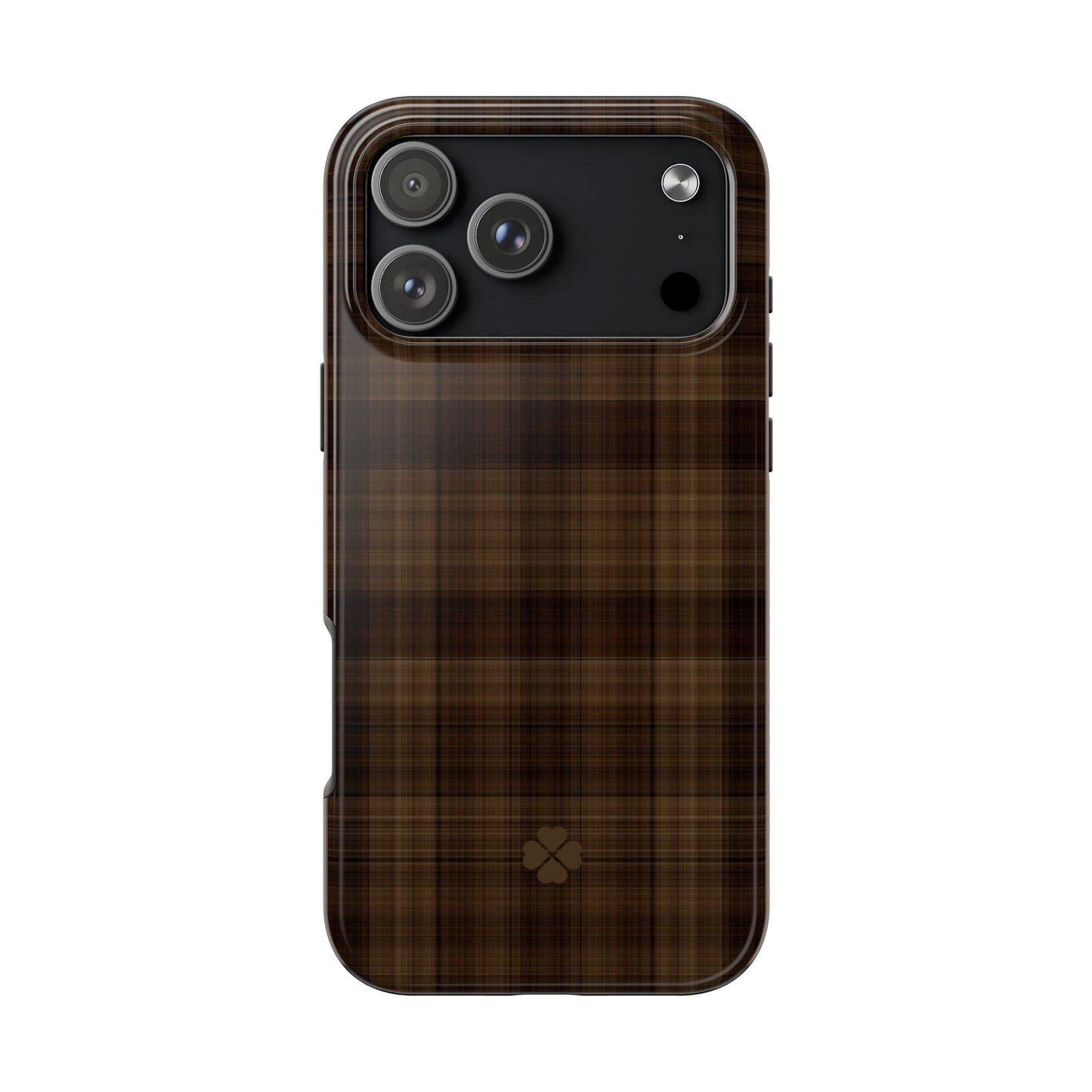 Brown Flannel Phone Case