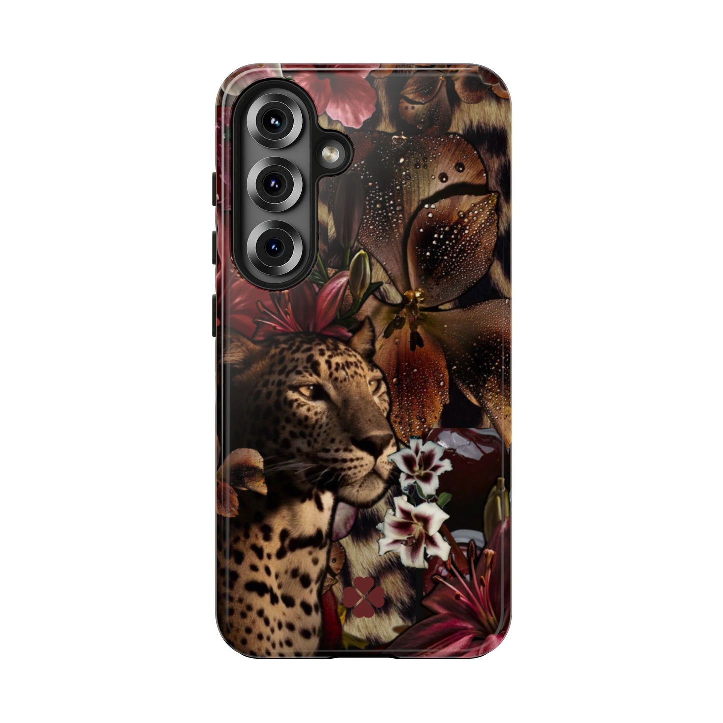Leopard Floral Phone Case