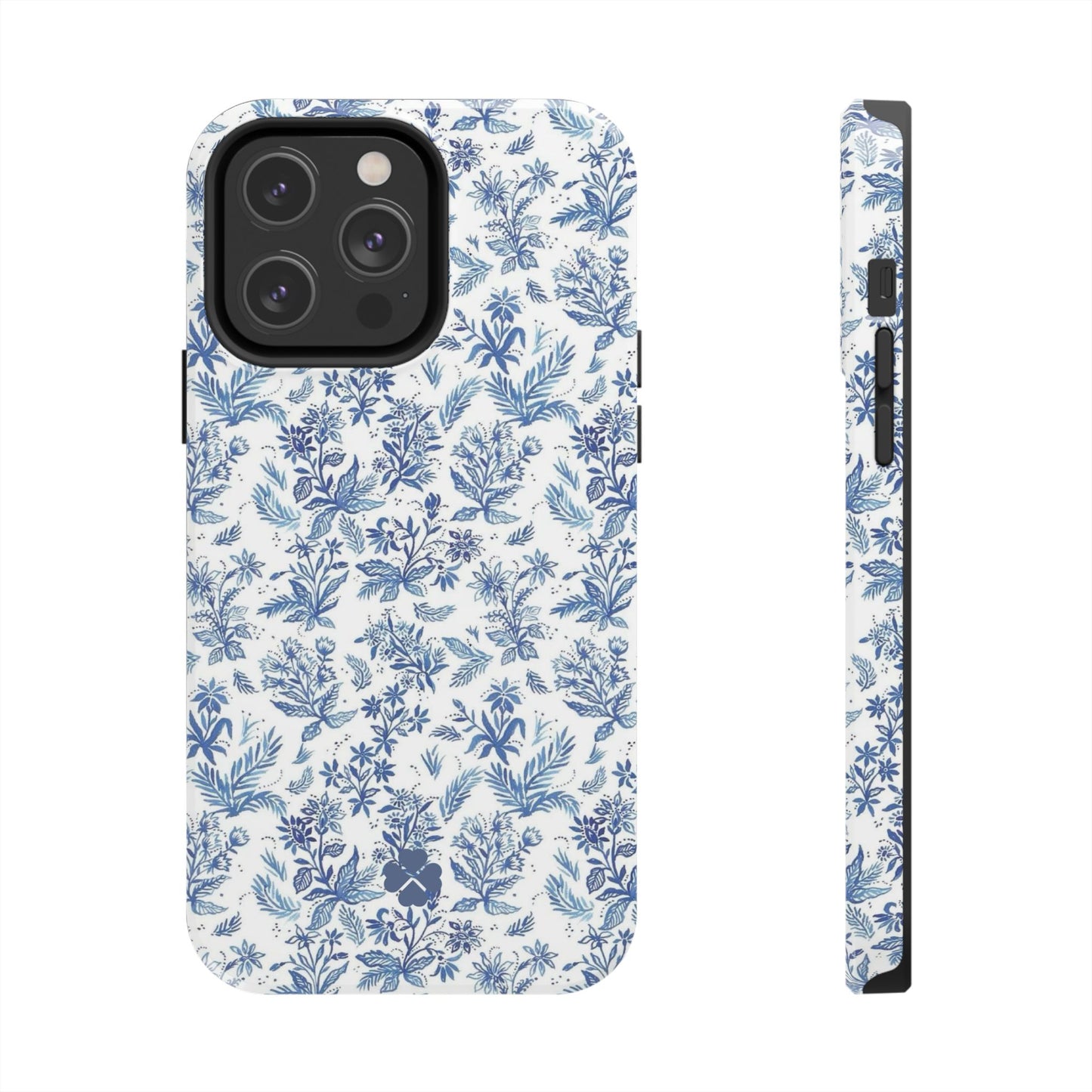 Blue Toile Phone Case