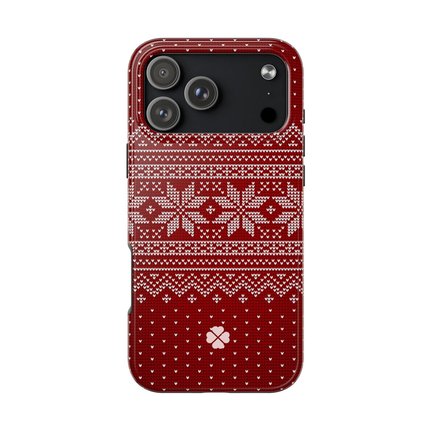 Red Christmas Sweater Phone Case