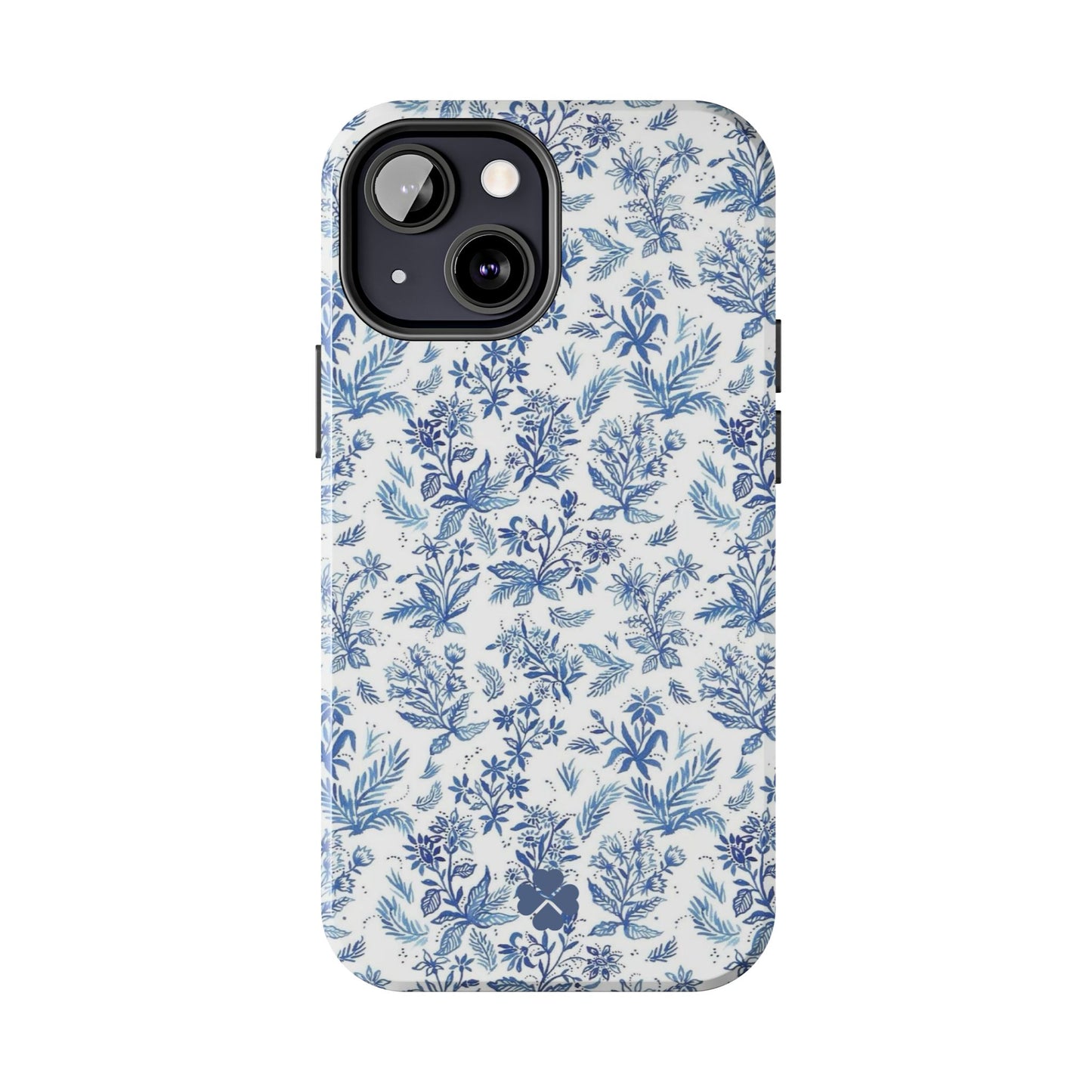 Blue Toile Phone Case