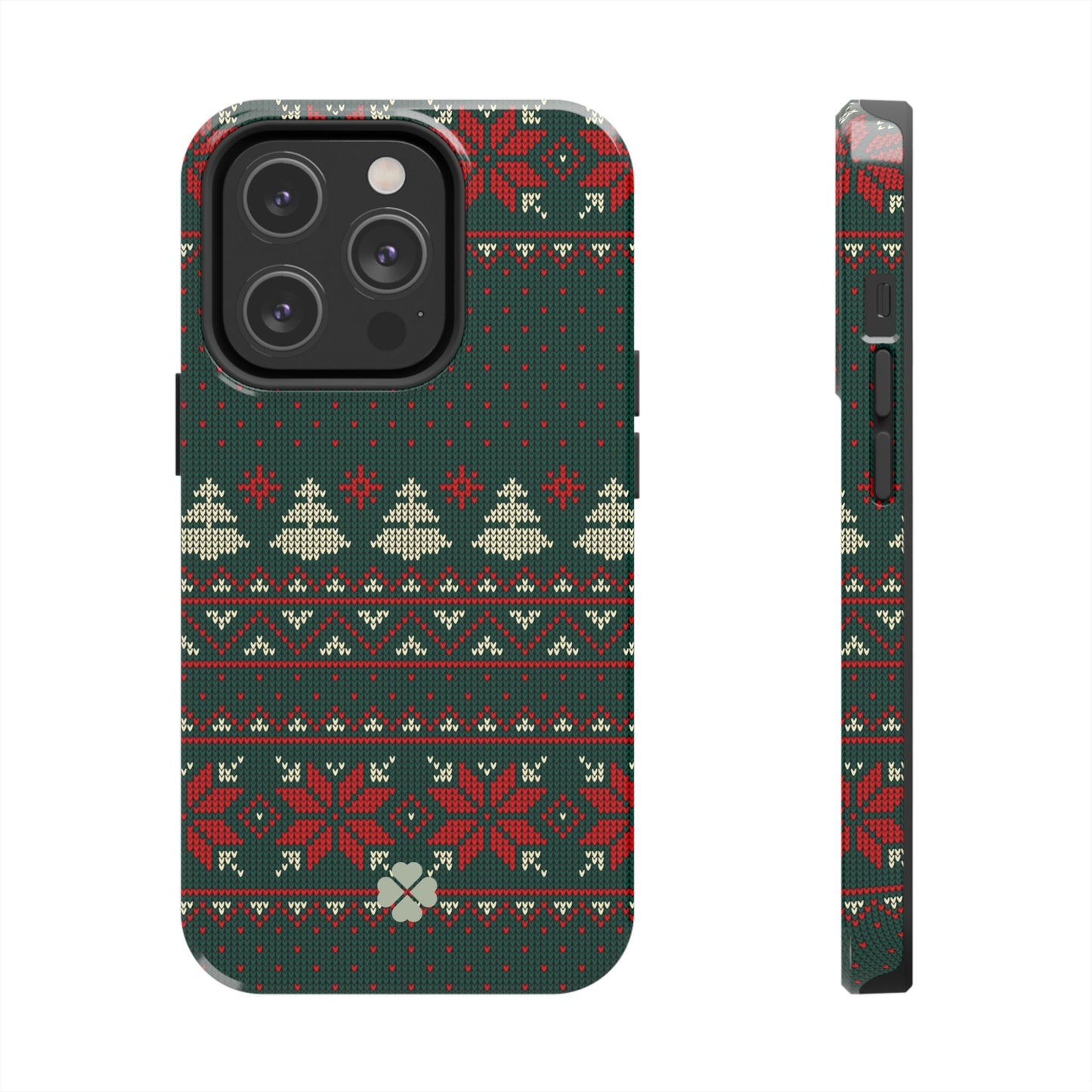 Green Christmas Sweater Phone Case