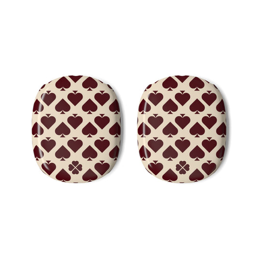 Maroon Spades AirPod Max Case