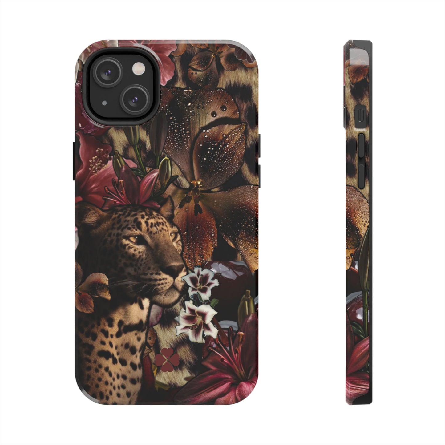 Leopard Floral Phone Case