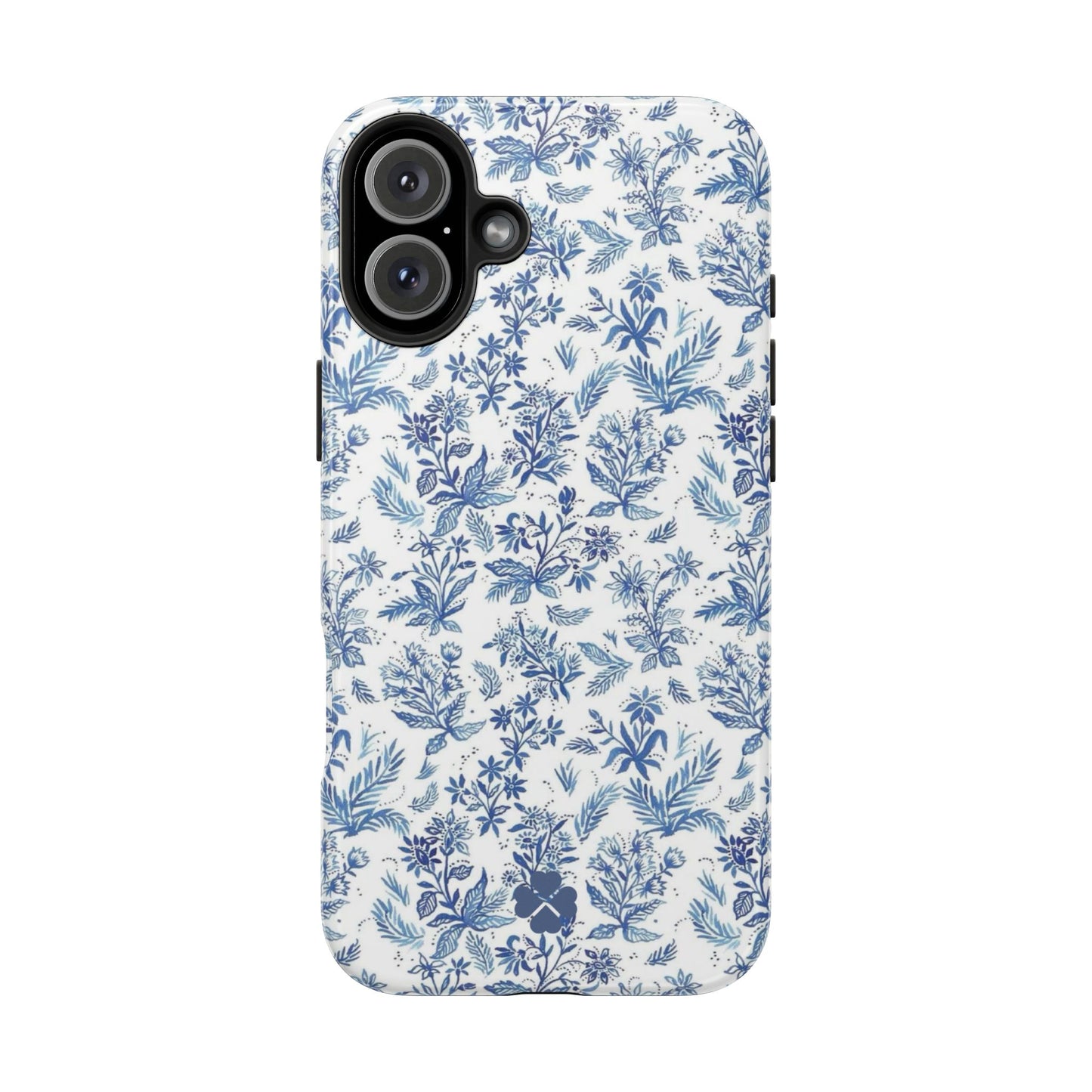 Blue Toile Phone Case