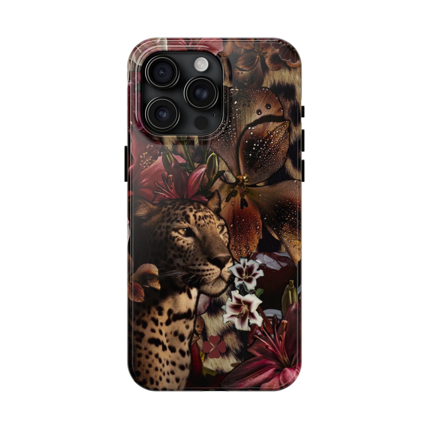 Leopard Floral Phone Case