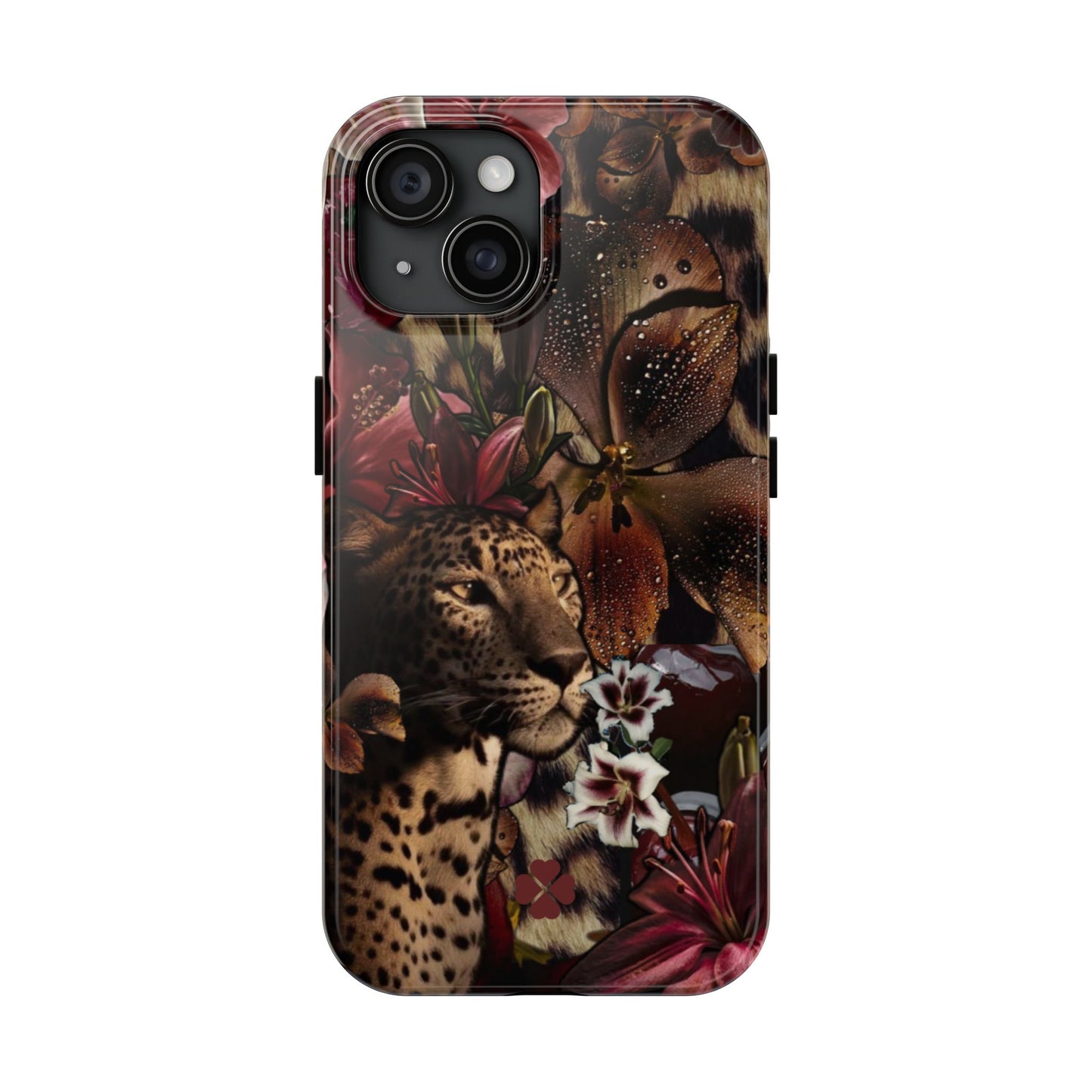 Leopard Floral Phone Case
