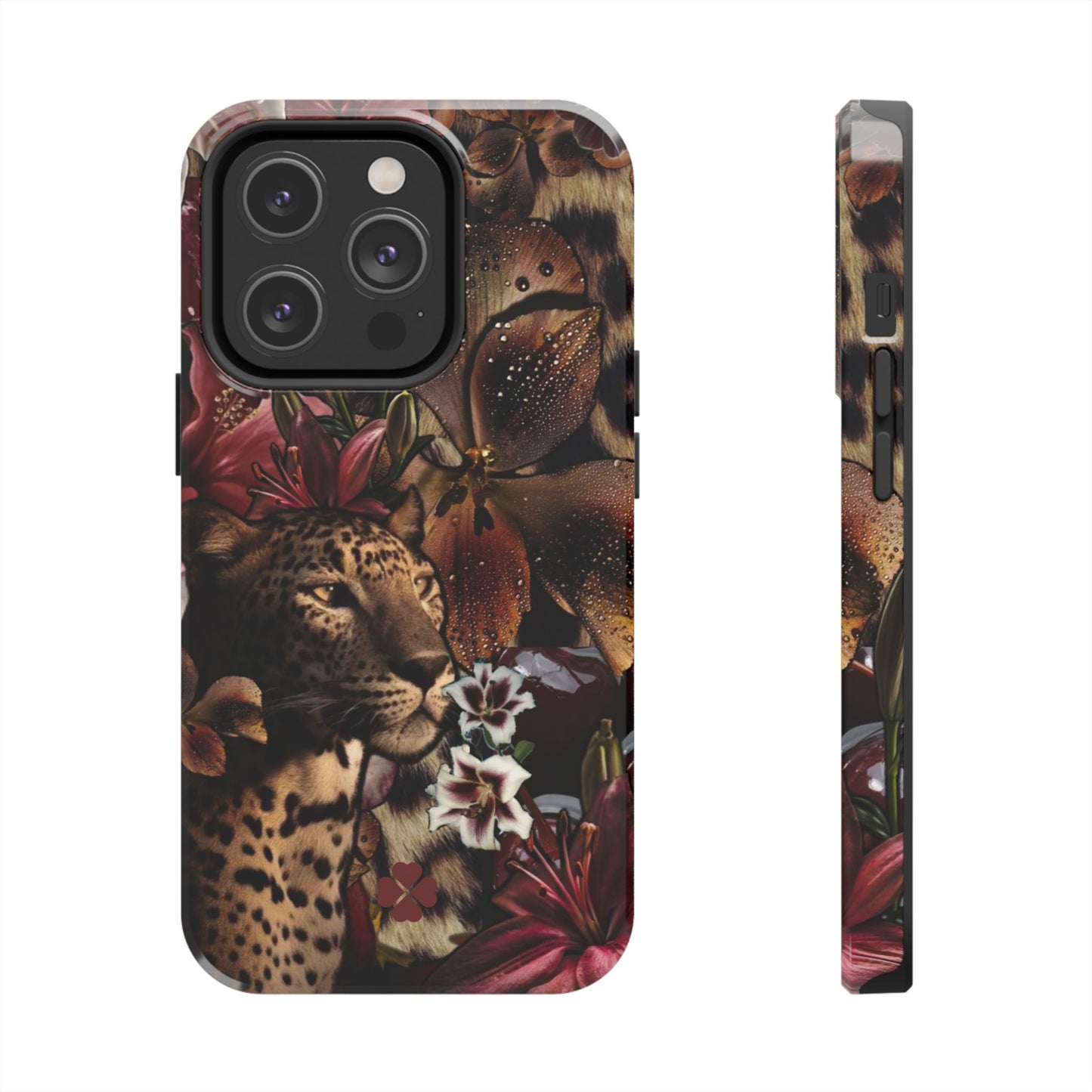 Leopard Floral Phone Case