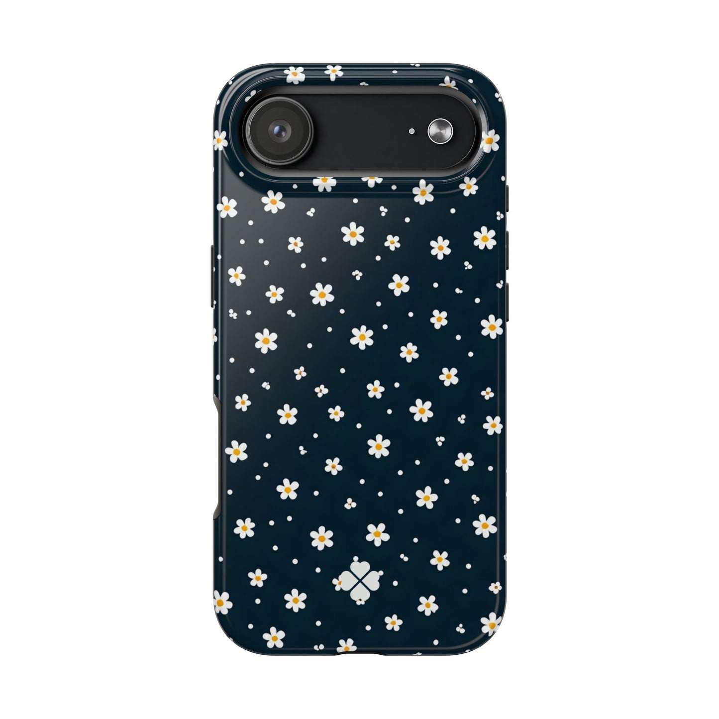 Navy Daisy Phone Case