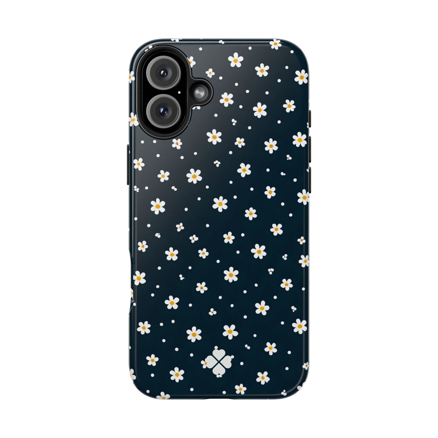 Navy Daisy Phone Case