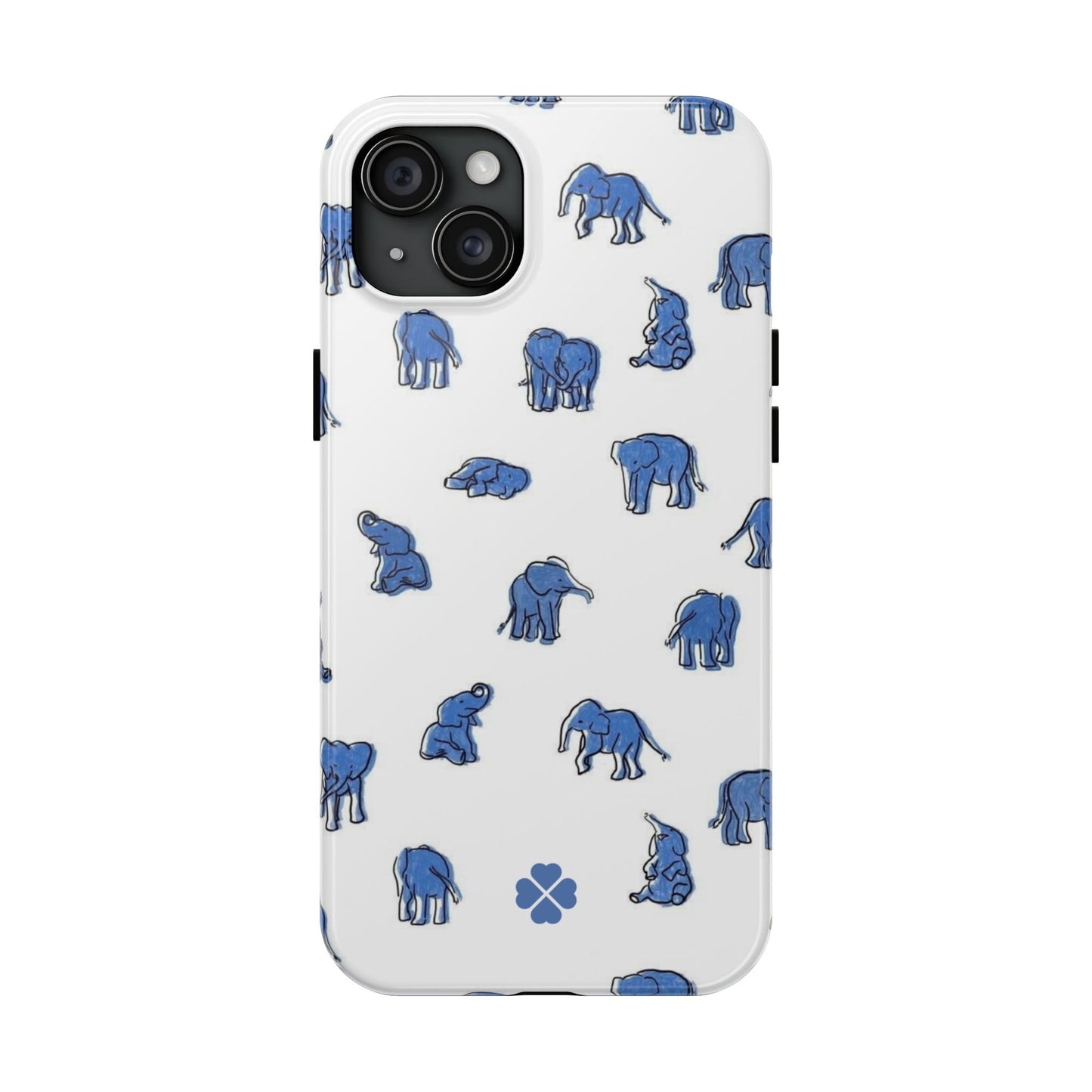 Blue Elephant Phone Case