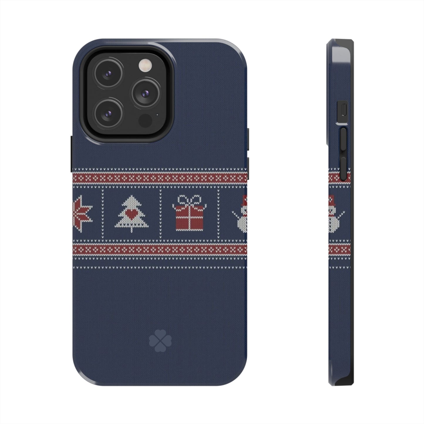 Blue Christmas Sweater Phone Case