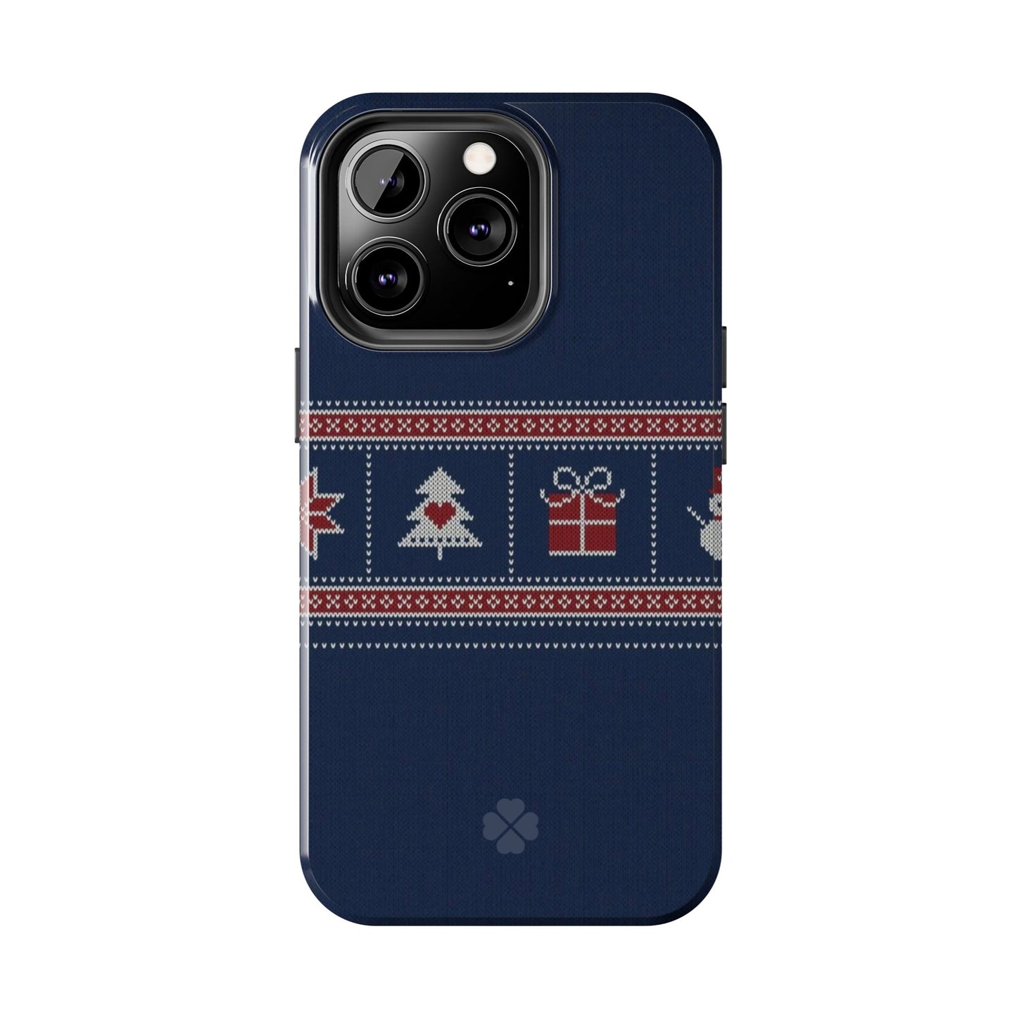 Blue Christmas Sweater Phone Case