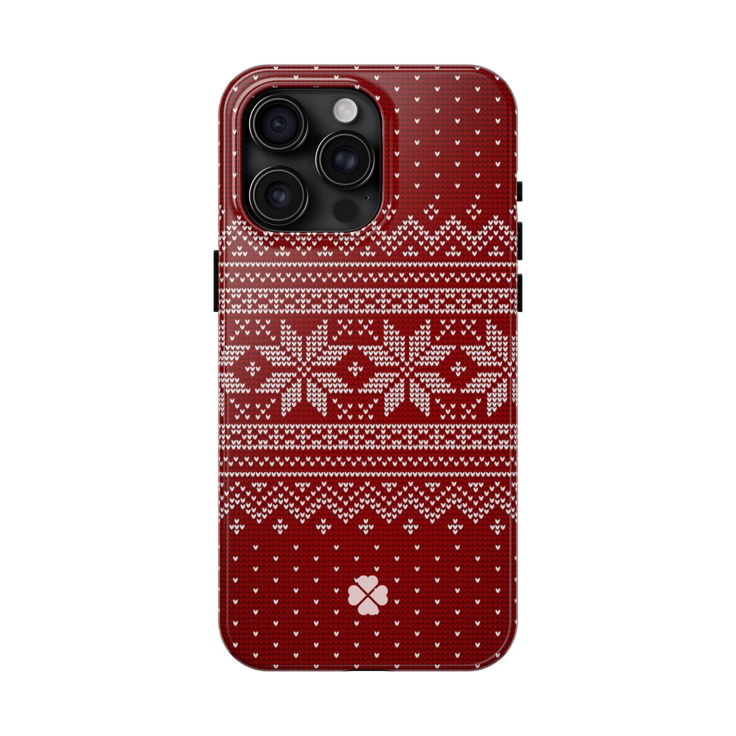 Red Christmas Sweater Phone Case