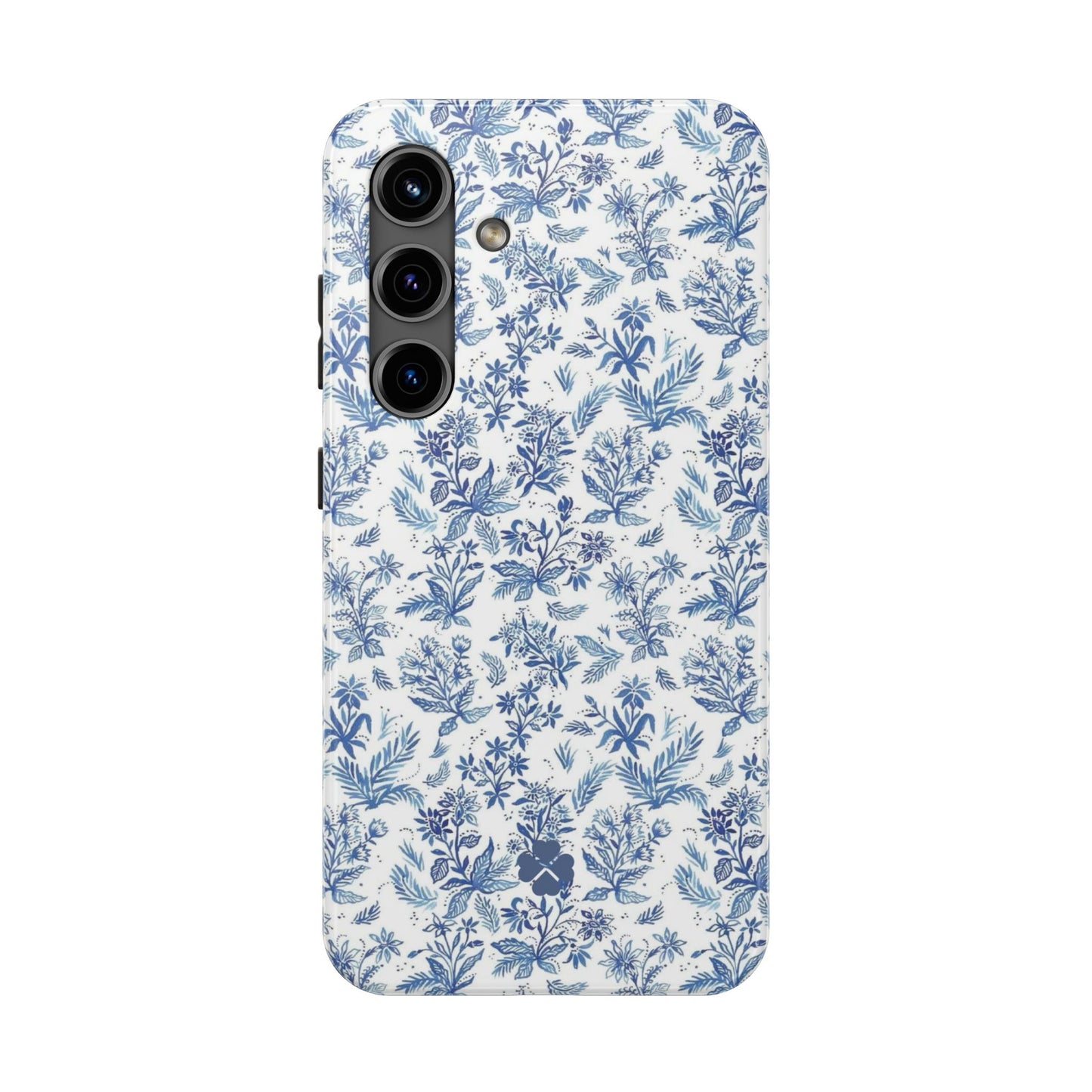 Blue Toile Phone Case