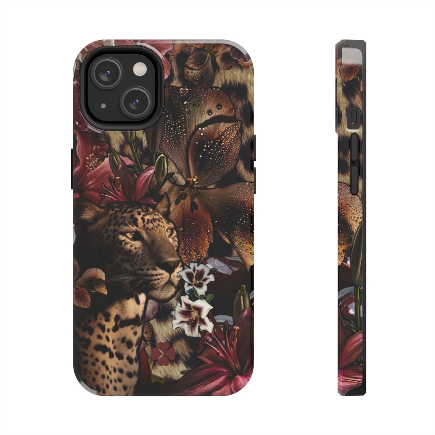 Leopard Floral Phone Case